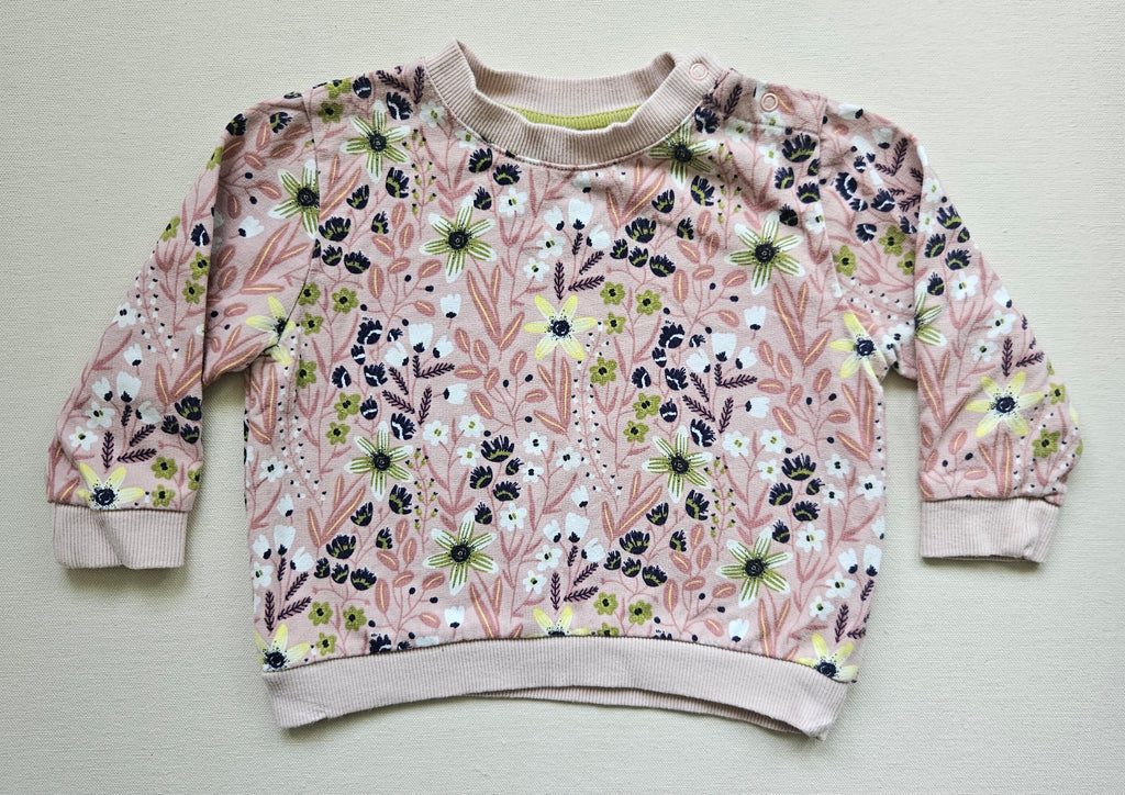 Alana Bio-Sweatshirt mit Blumenmuster | Gr. 80