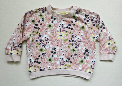 Alana Bio-Sweatshirt mit Blumenmuster | Gr. 80