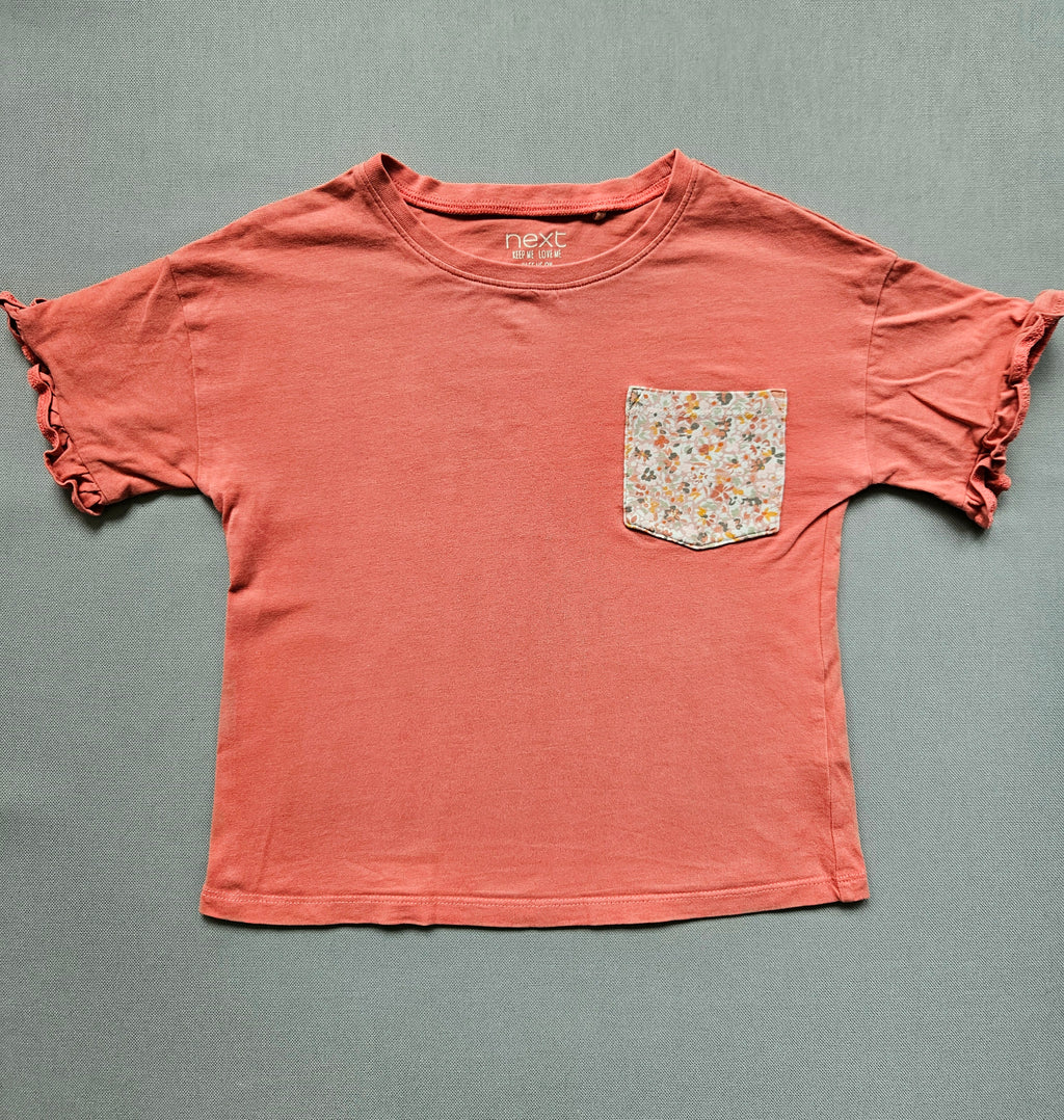 T-Shirt Rüschen Mädchen - Größe 110 - NEXT