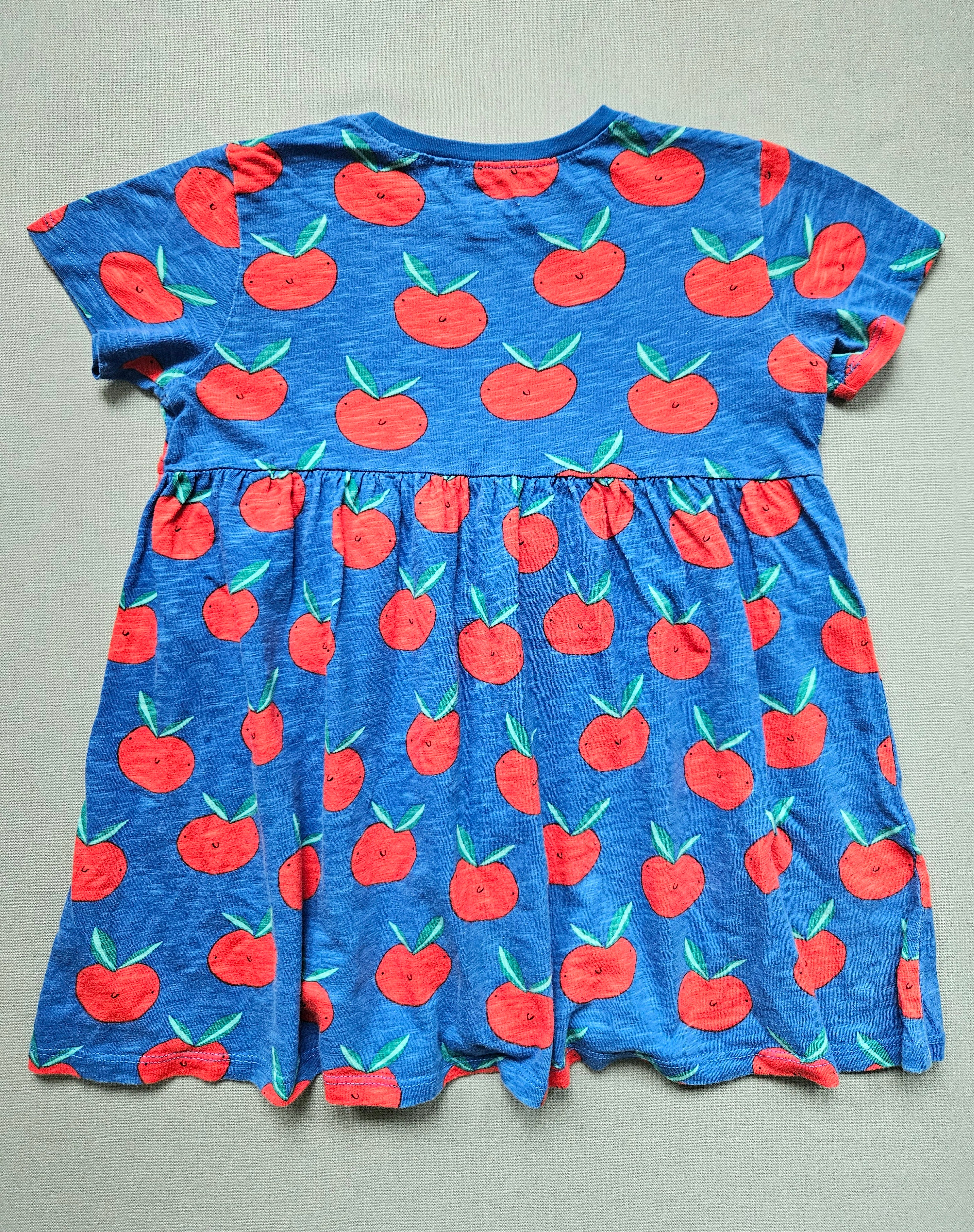 Sommerkleid mit Apfelprint - Größe 110 - NEXT