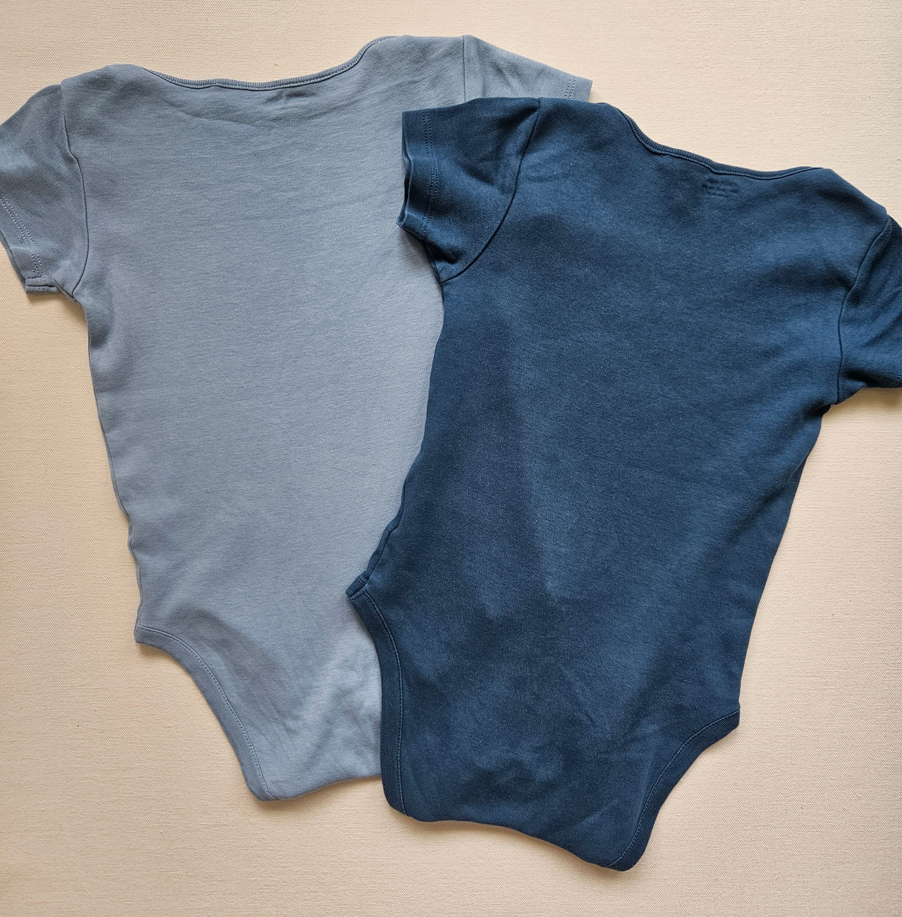 Next 2er-Set Kurzarmbodys in Blau | Gr. 98