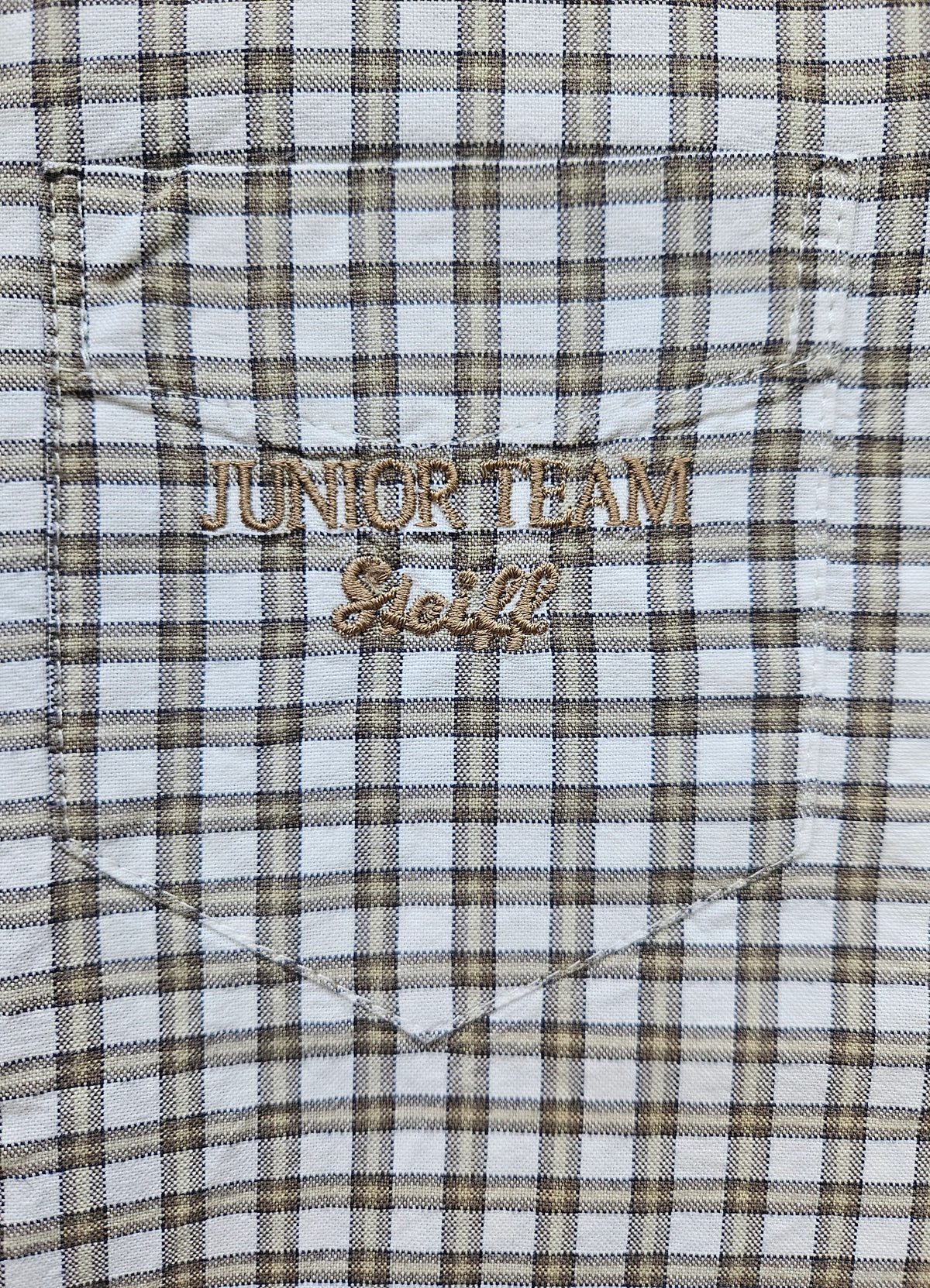Steiff Jungen Karohemd Langarm „Junior Team“ | Gr. 104