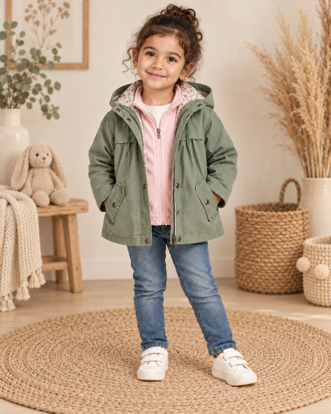 Vertbaudet 3-in-1 Parka mit herausnehmbarer Innenjacke 🌿🌸 | Gr. 92