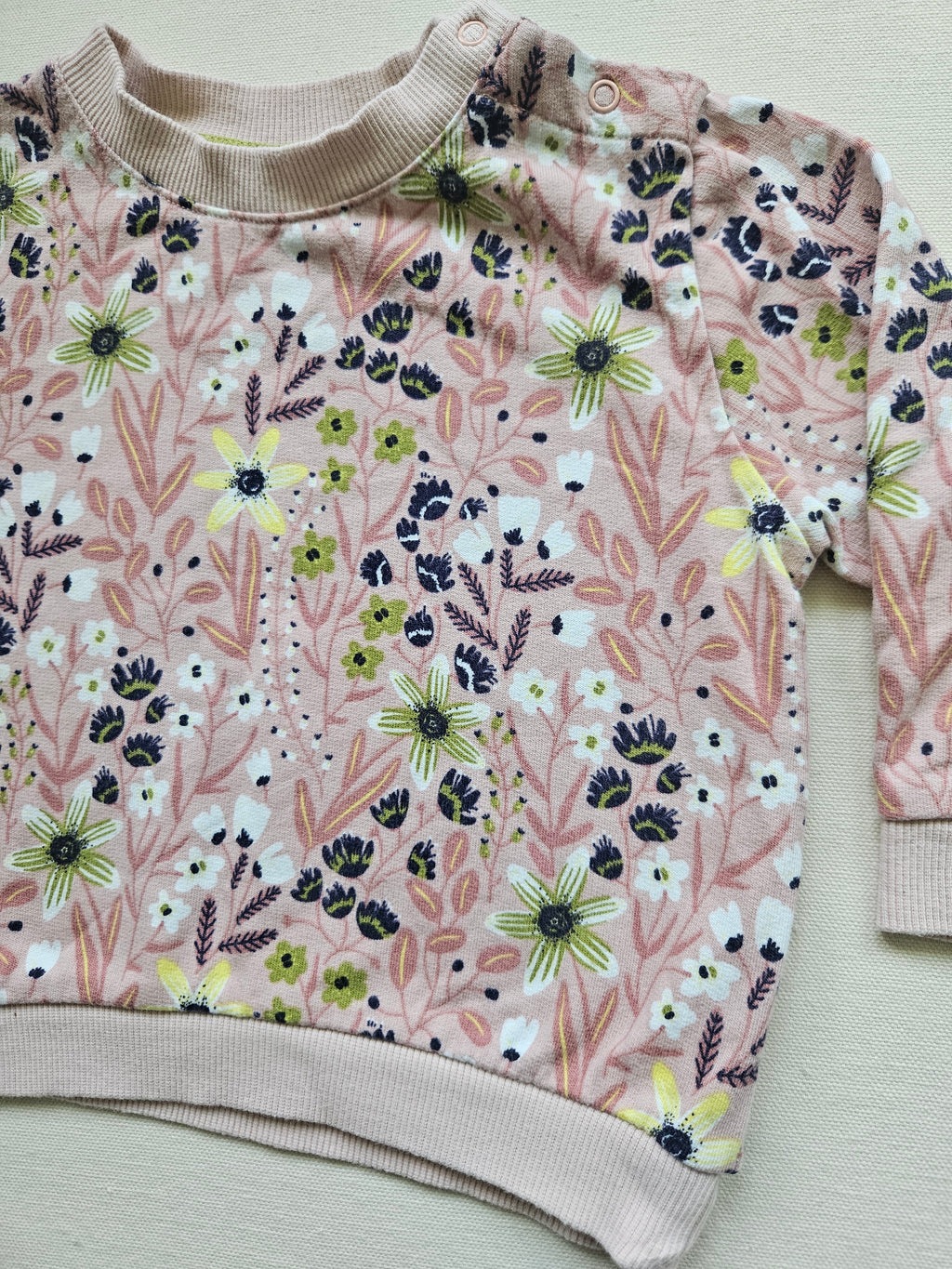 Alana Bio-Sweatshirt mit Blumenmuster | Gr. 80