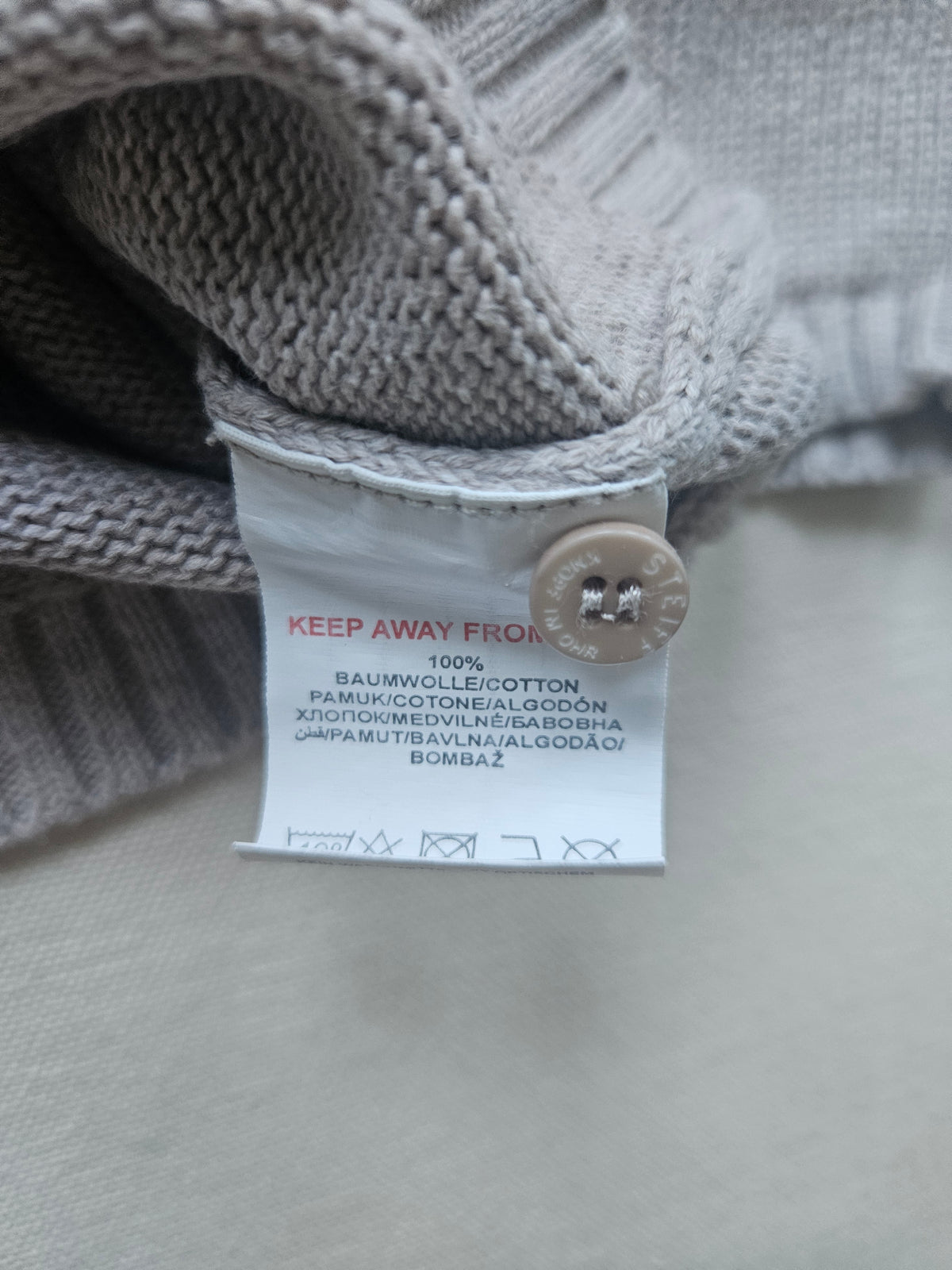 Steiff Strickpullover mit Teddy-Applikation 🐻 | Gr. 62