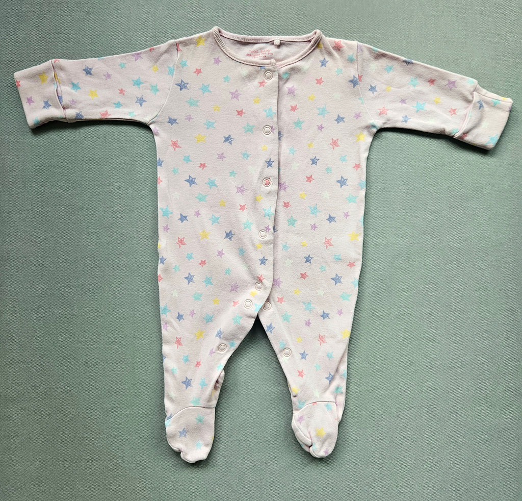 Next Baby Strampler mit buntem Sternenmuster ⭐️ | Gr. 56