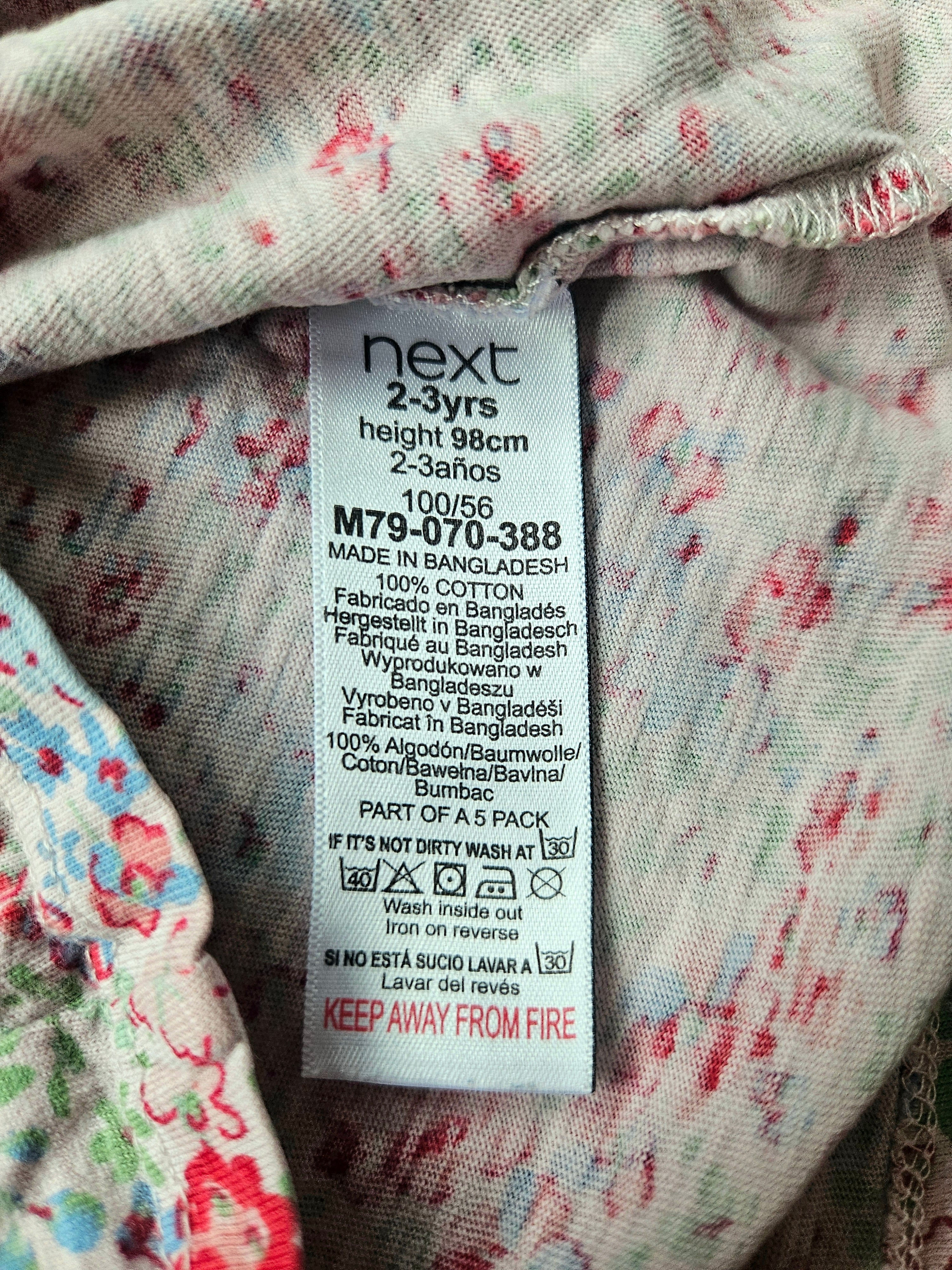 Next Sommer-Set mit Blumenmuster 🌺 | Gr. 98