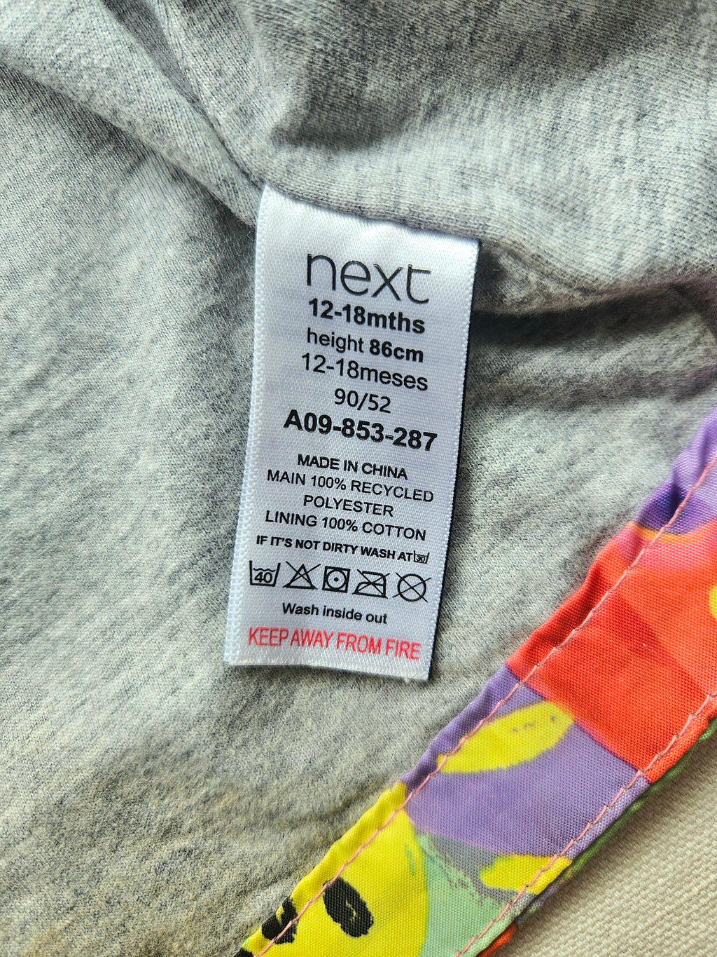 Next Regenbogen & Tiere Übergangsjacke 🌈 | Gr. 86