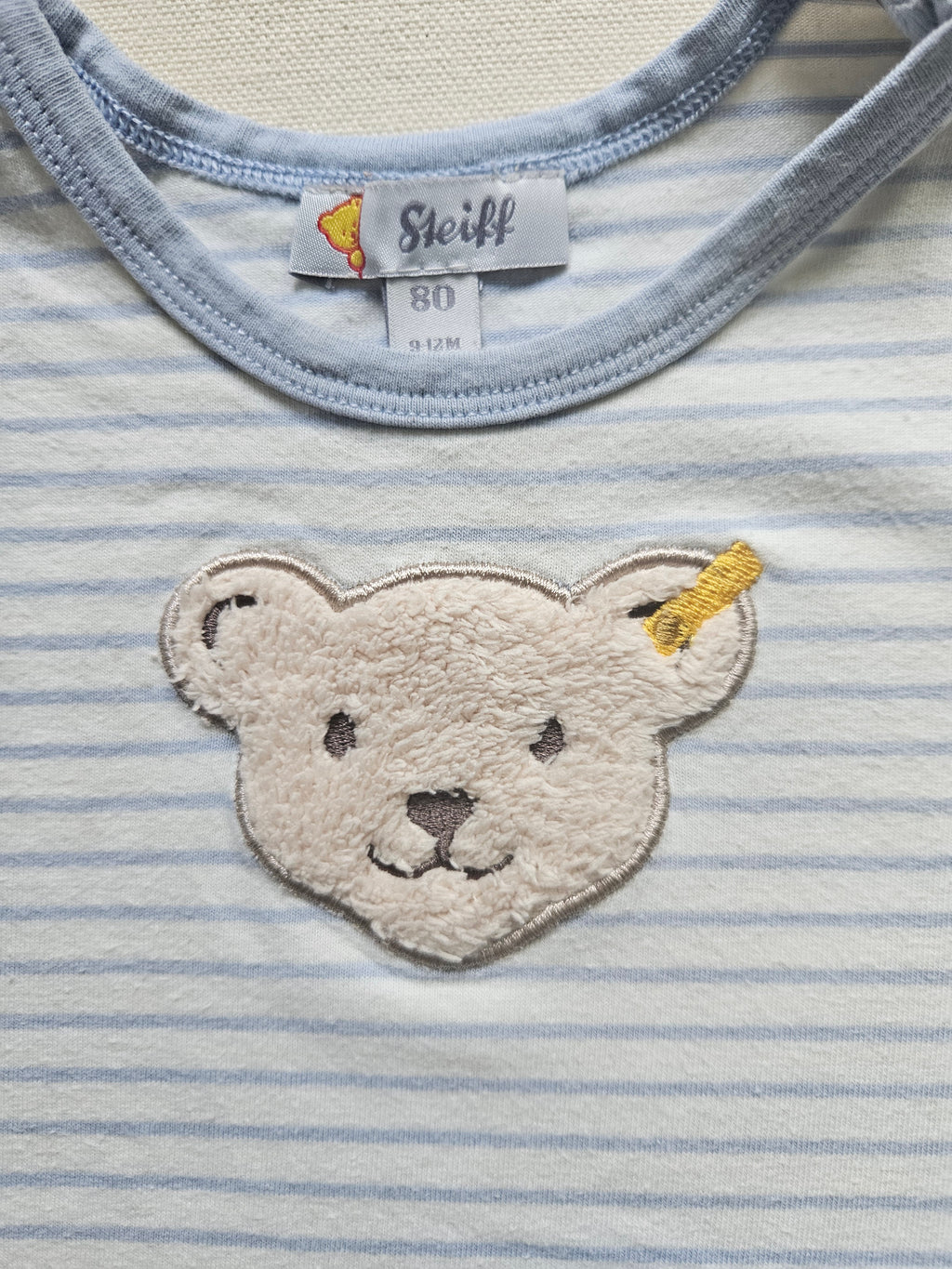 Steiff 2-teiliges Set mit Teddybär & Rüschen 🐻 | Gr. 80