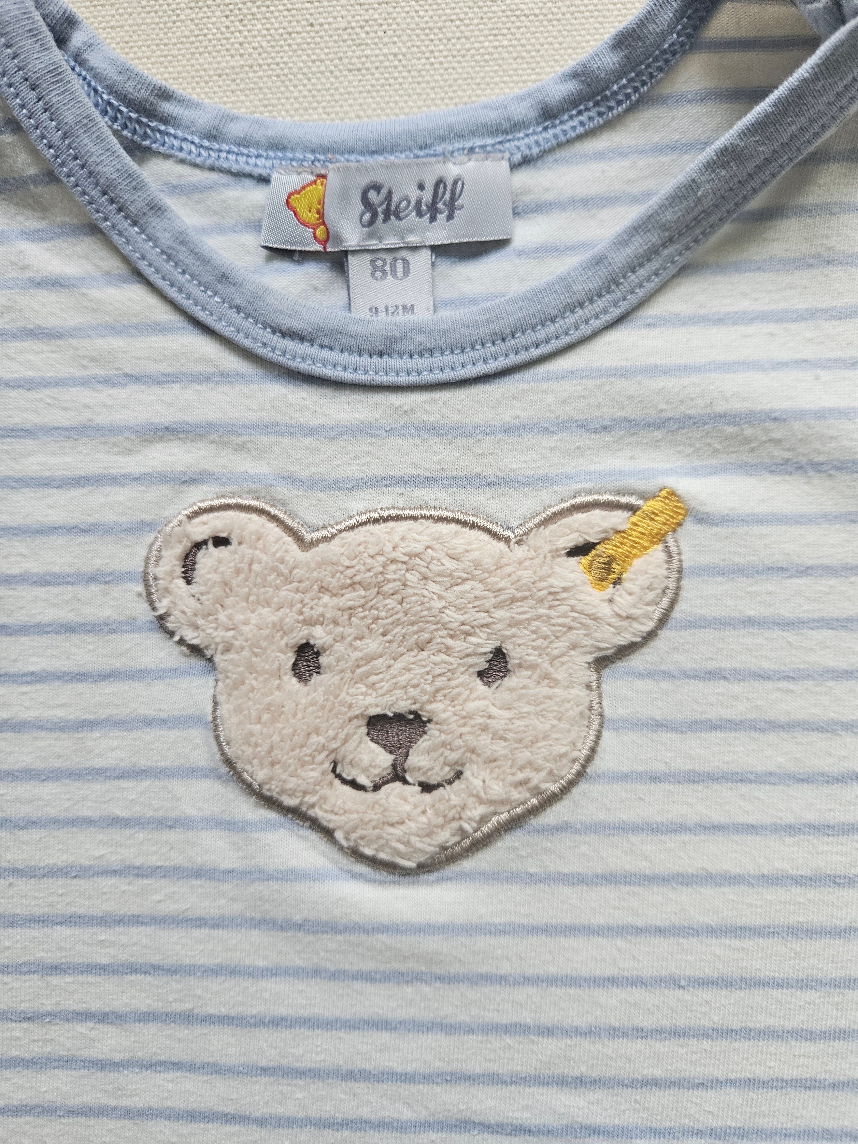 Steiff 2-teiliges Set mit Teddybär & Rüschen 🐻 | Gr. 80