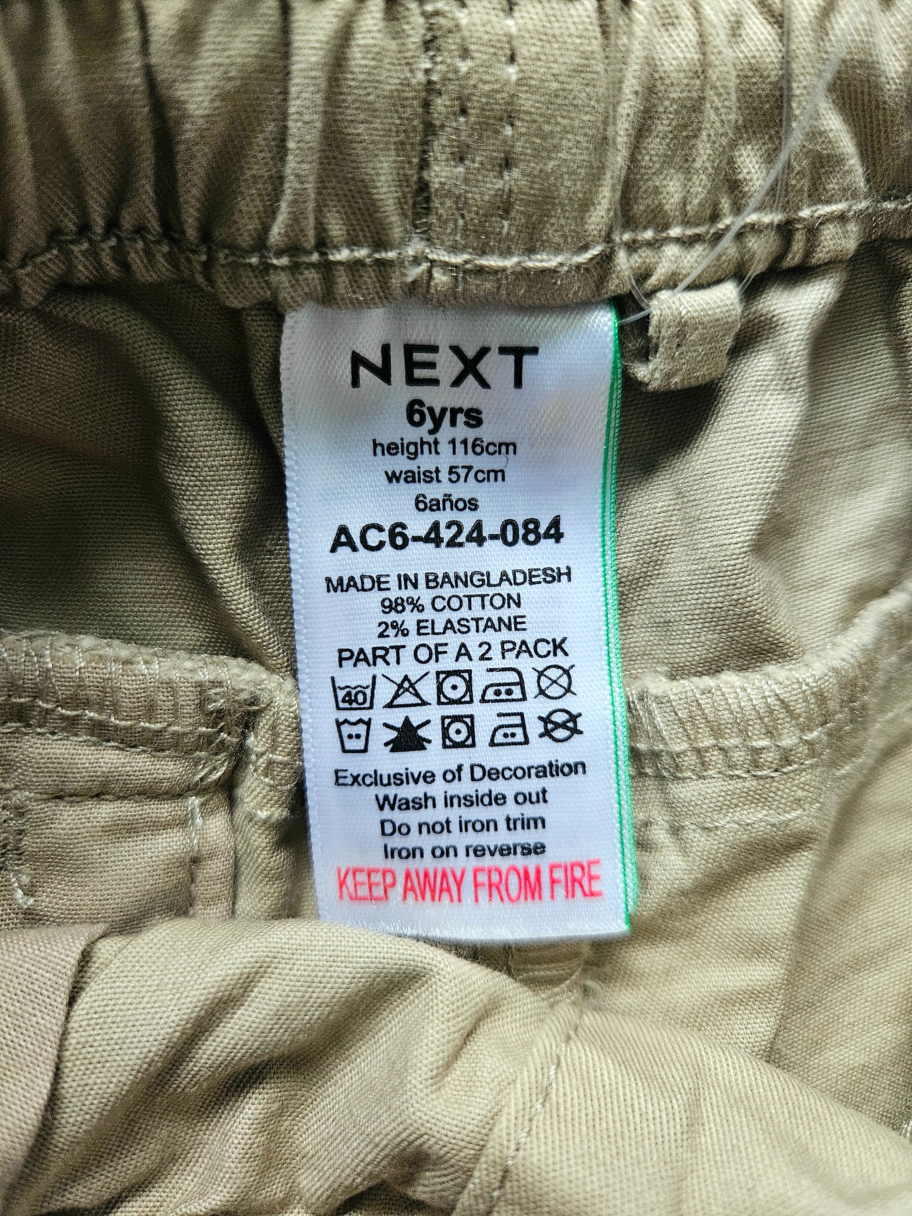 Set Cargo Shorts NEU - Größe 116 - NEXT