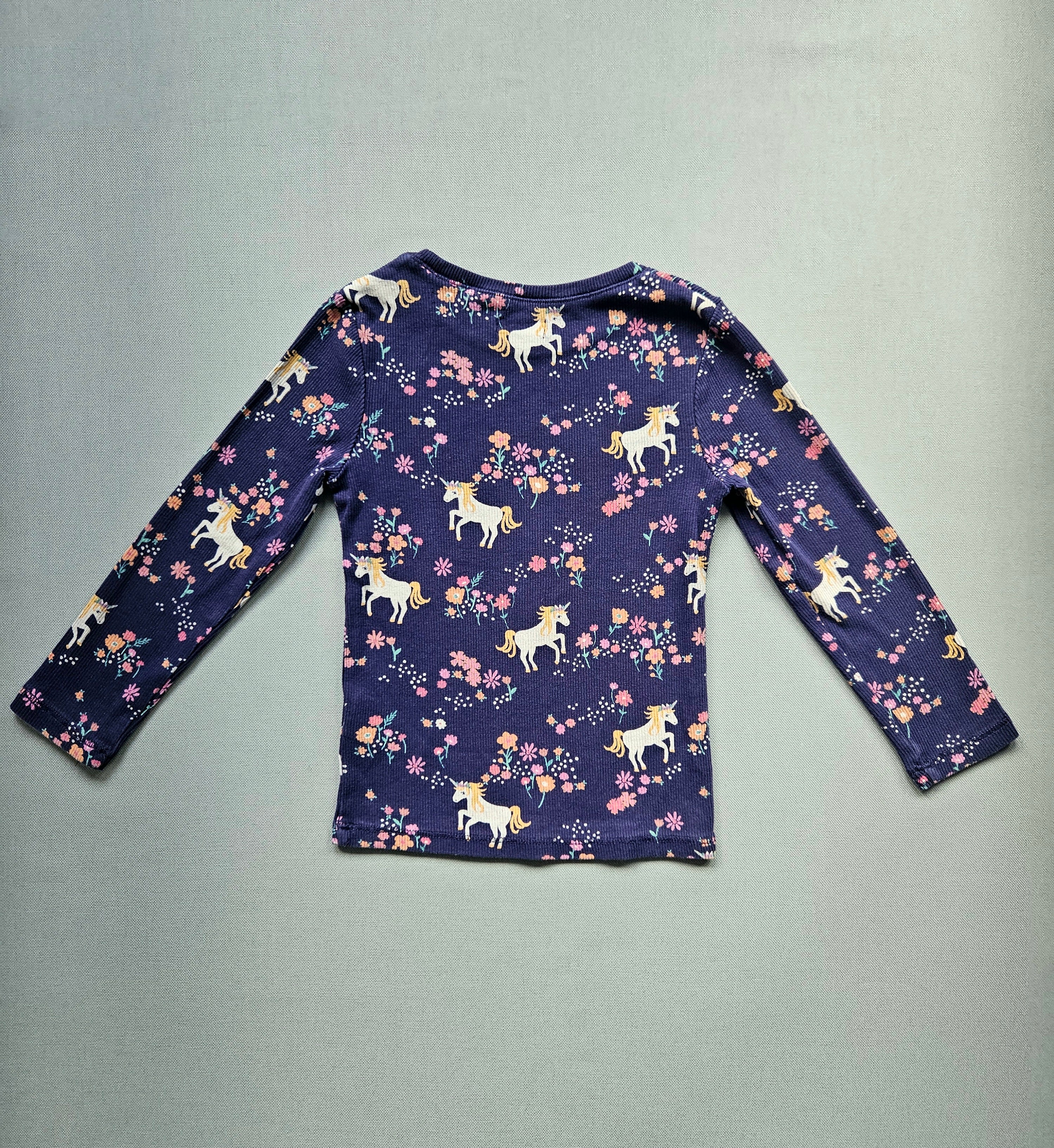 Langarmshirt mit Einhorn-Motiv – Größe 98 – NEXT
