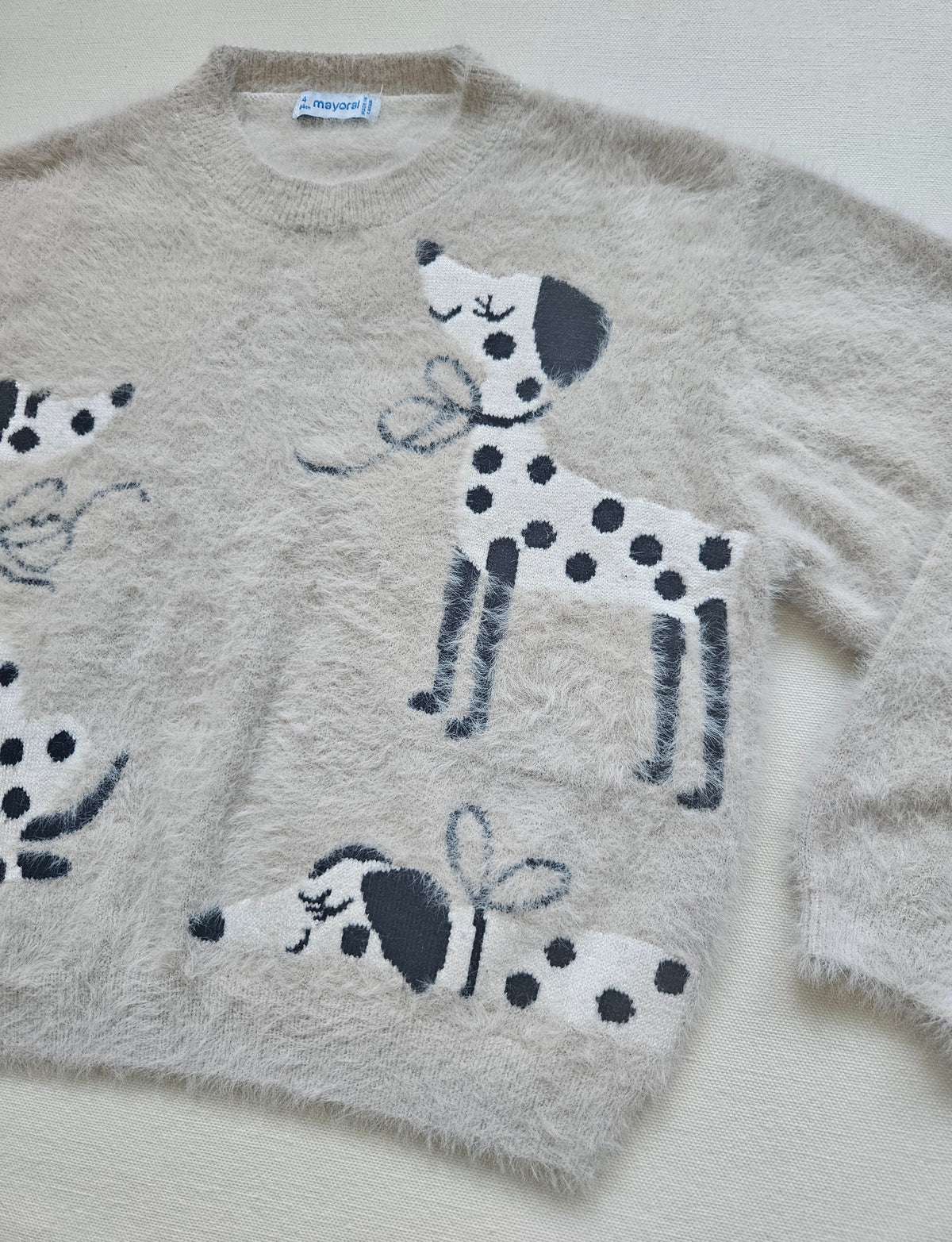 Mayoral Kuschelpullover mit Dalmatiner-Motiv | Gr. 104