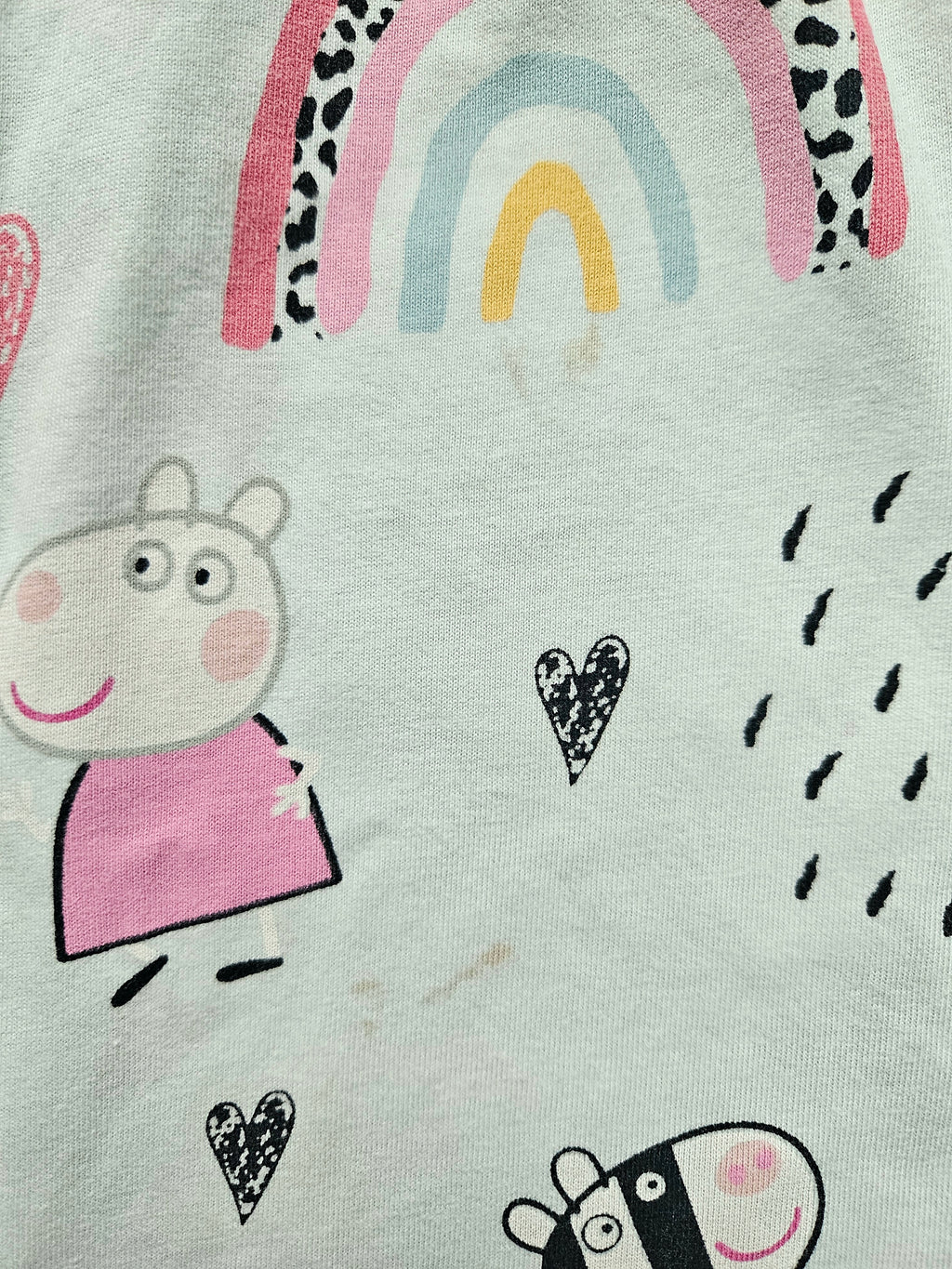 Peppa Pig Kleid mit Regenbogen – Größe 110 – Next