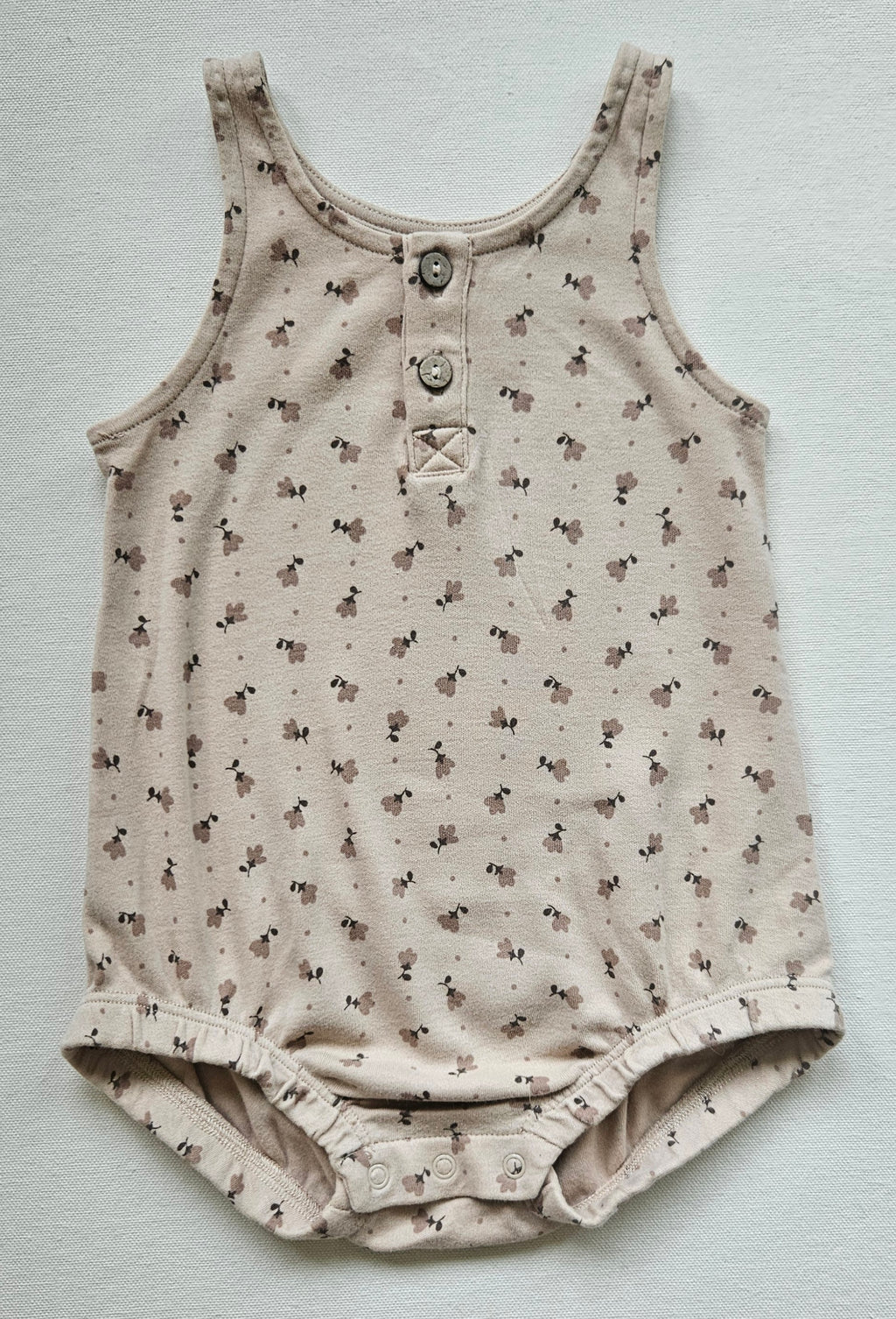 Quincy Mae Body mit zartem Blütenmuster | Gr. 80