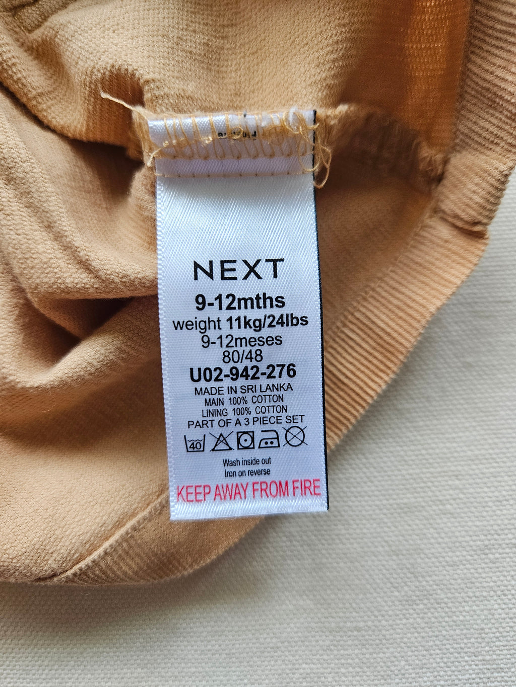 Next 3-teiliges Outfit mit Häschenkleid 🐰 | Gr. 80