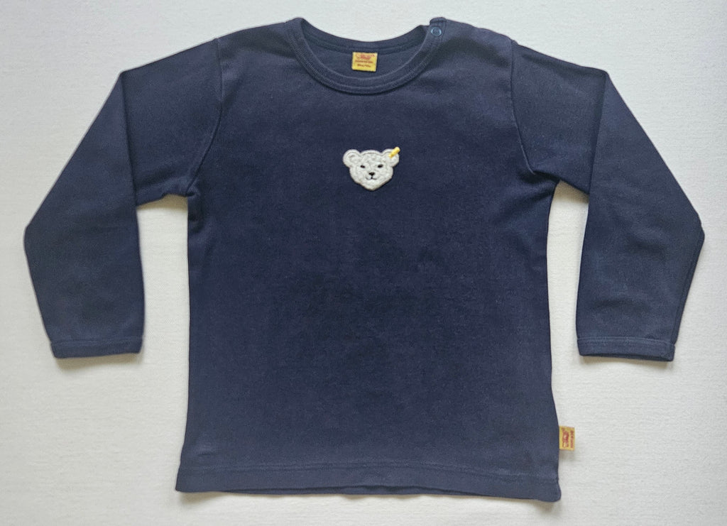 Steiff Langarmshirt mit Teddy-Applikation 🐻 | Gr. 80