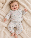 H&M 2-teiliges Baby-Set mit Blumenprint | Gr. 68