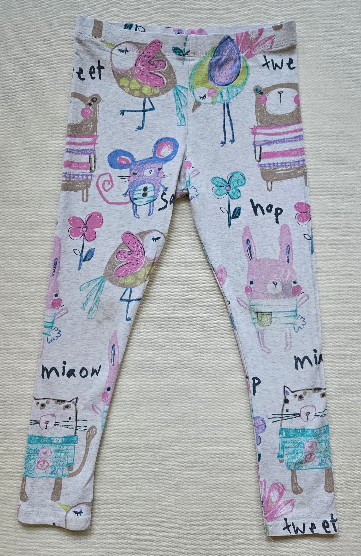 NEXT Mädchen-Leggings – Sweet Pea 🐰🐹 | Gr. 116