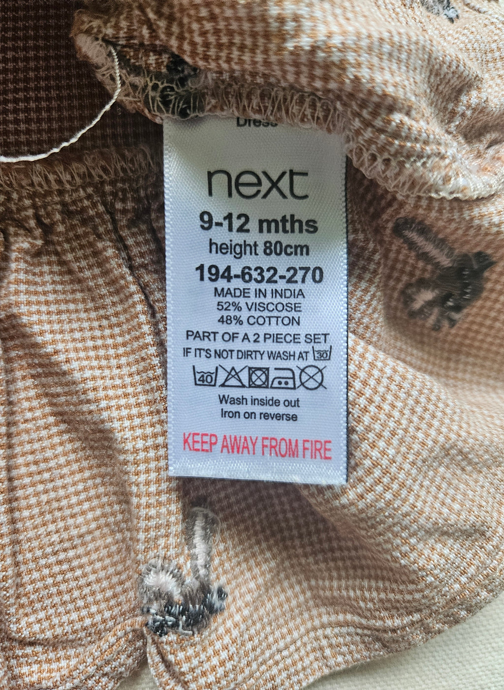 Next Kleid mit Strickweste & Häschen 🐰 | Gr. 80