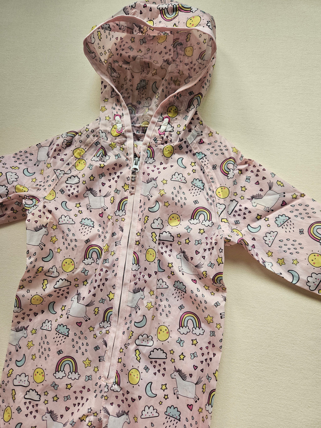Next Regenoverall mit Einhorn- & Regenbogenprint 🌈🦄 | Gr. 80