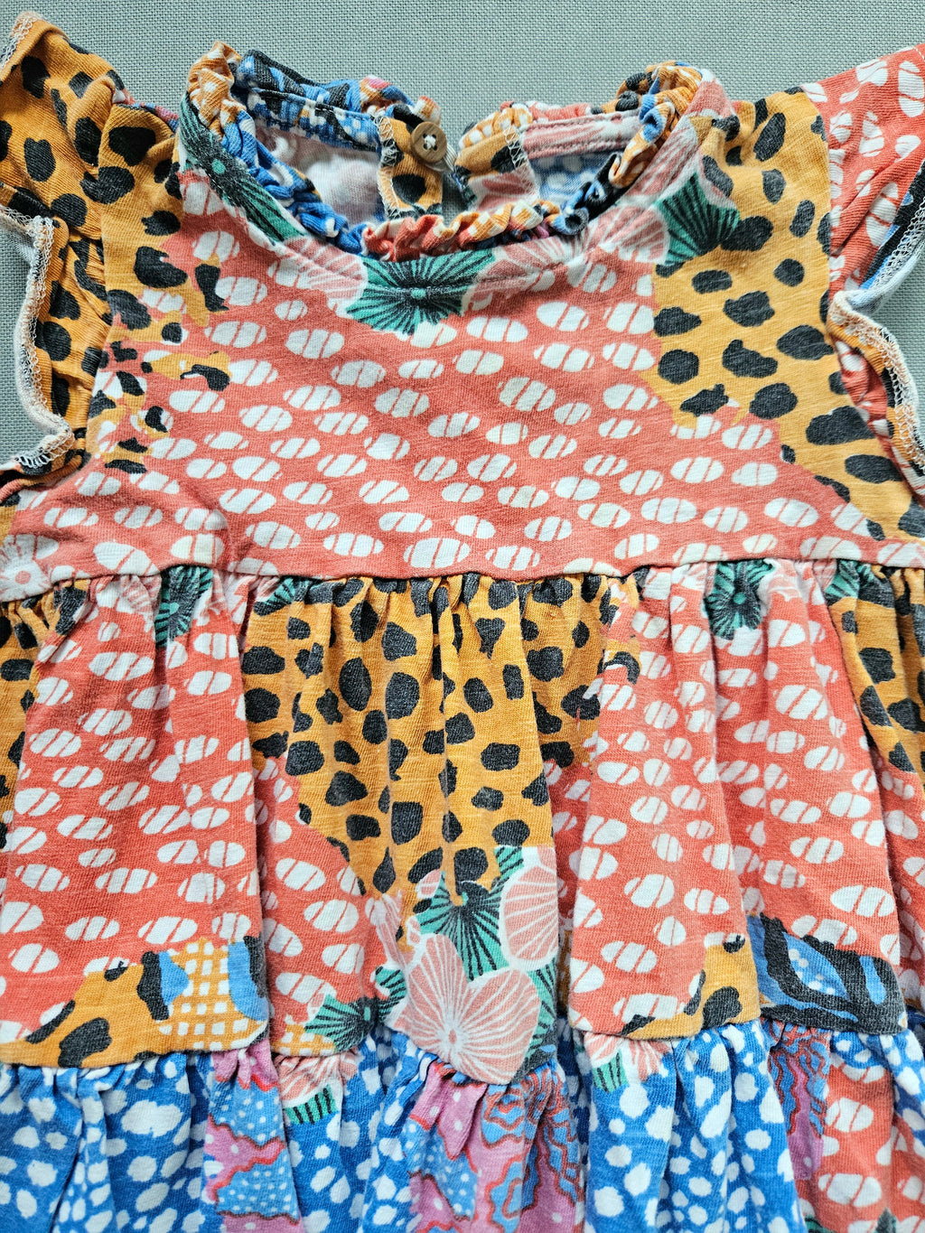 Sommerkleid Patchwork Design - Größe 92 - NEXT