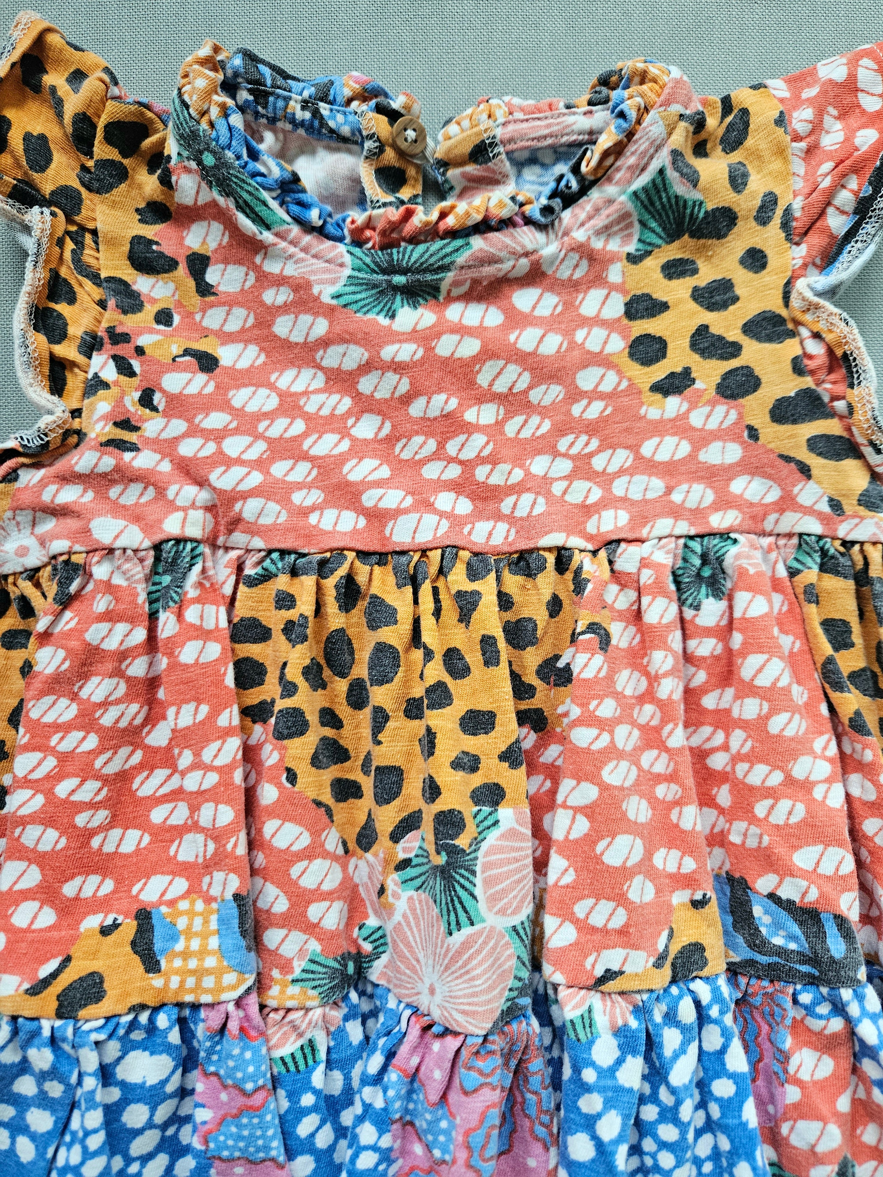 Sommerkleid Patchwork Design - Größe 92 - NEXT