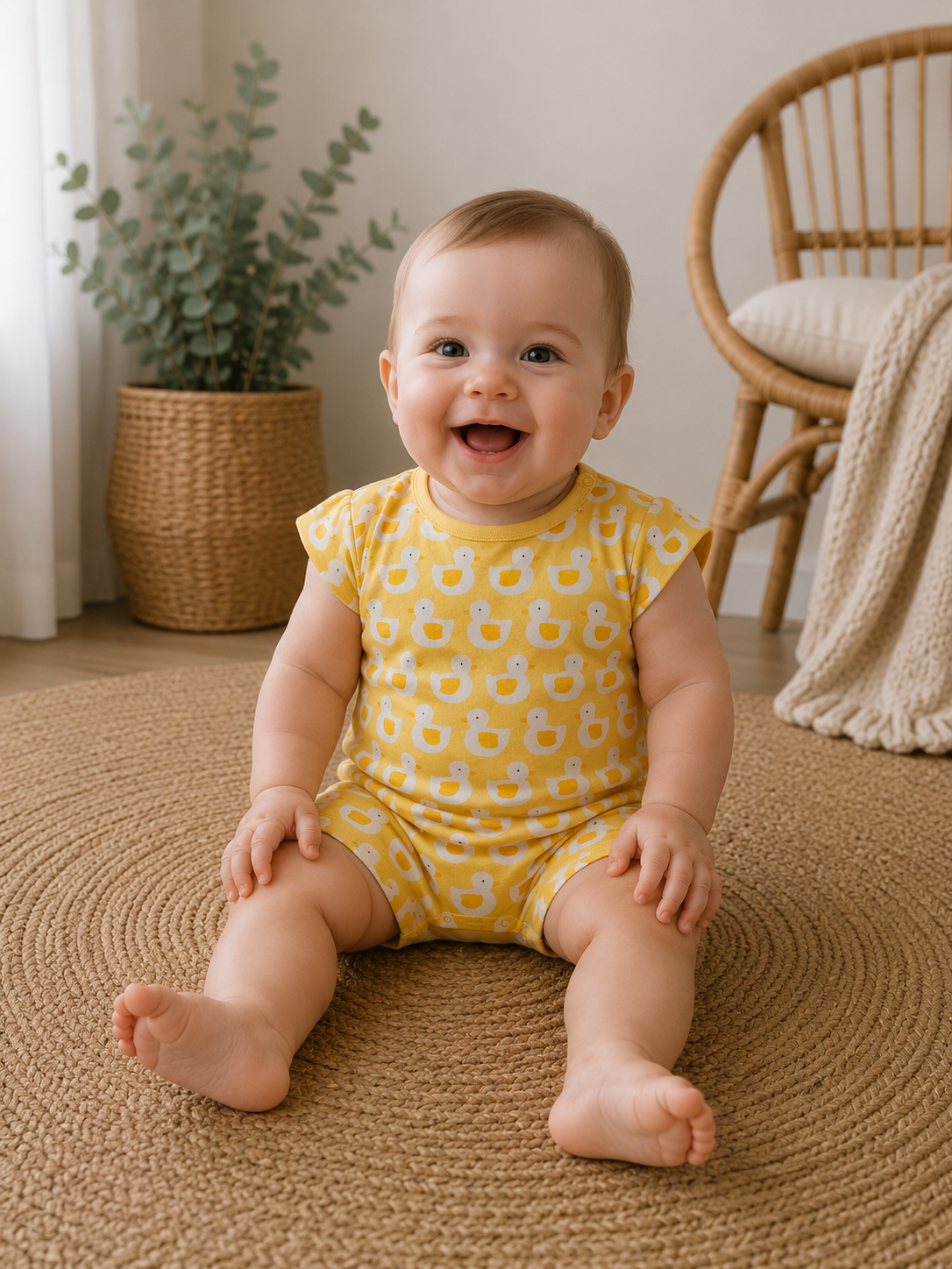 Next Romper mit Entenprint 🐤 | Gr. 68