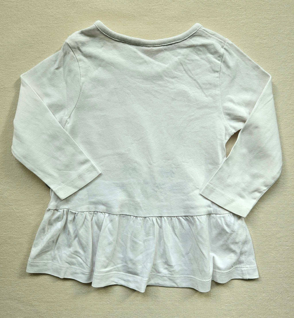 Liegelind Set mit Hasen-Shirt & Blumenleggings 🐰 | Gr. 74