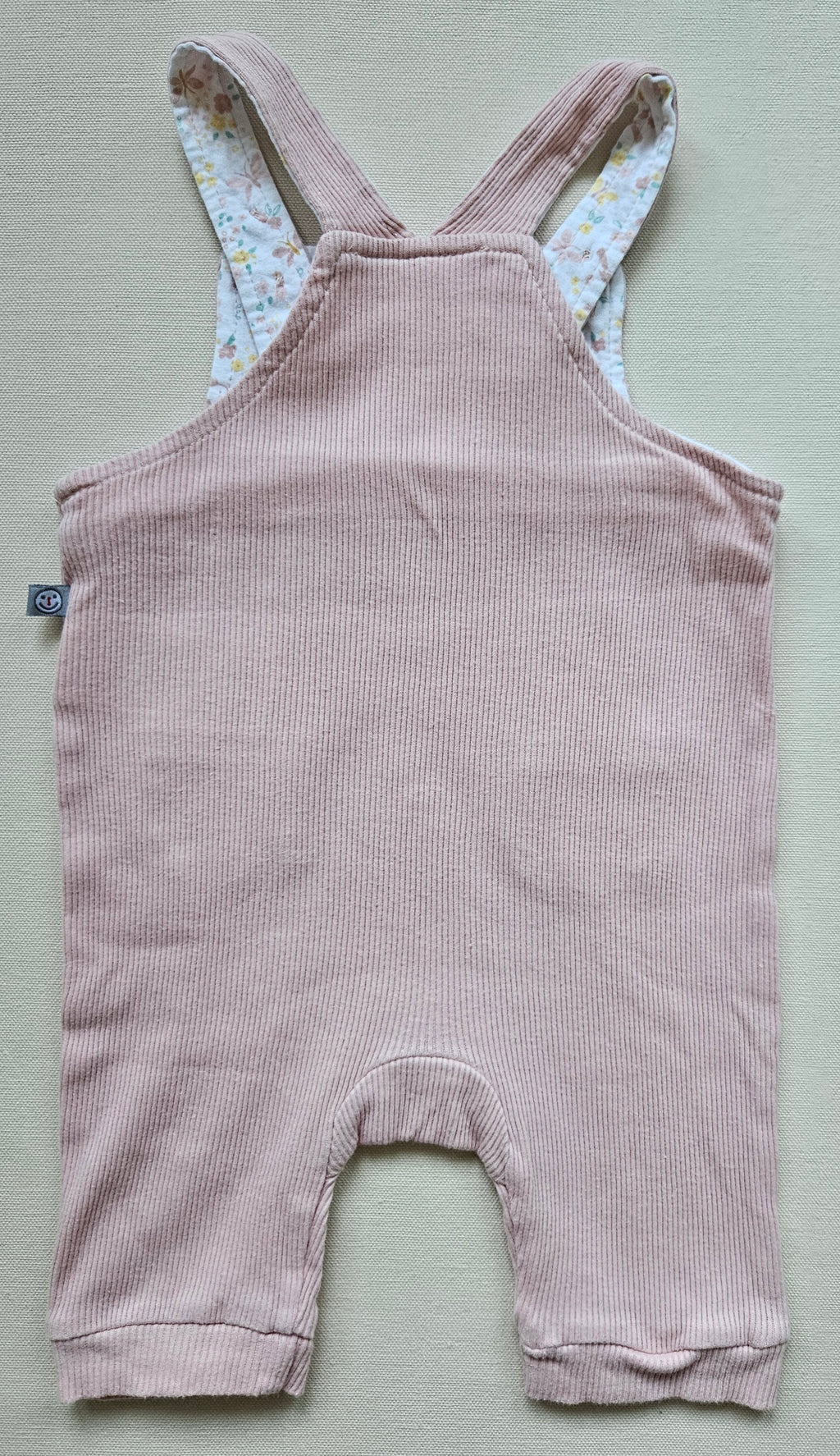Liegelind 2-teiliges Baby-Set – Latzoverall & Blumenbody | Gr. 62/68