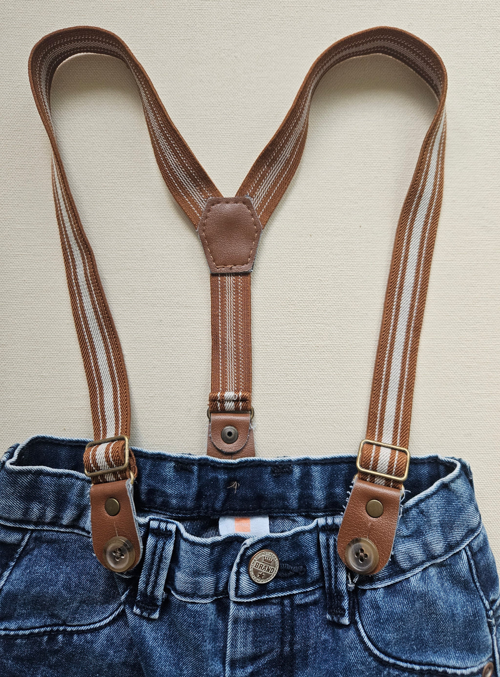 Hema Jeans mit Hosenträgern | Gr. 92