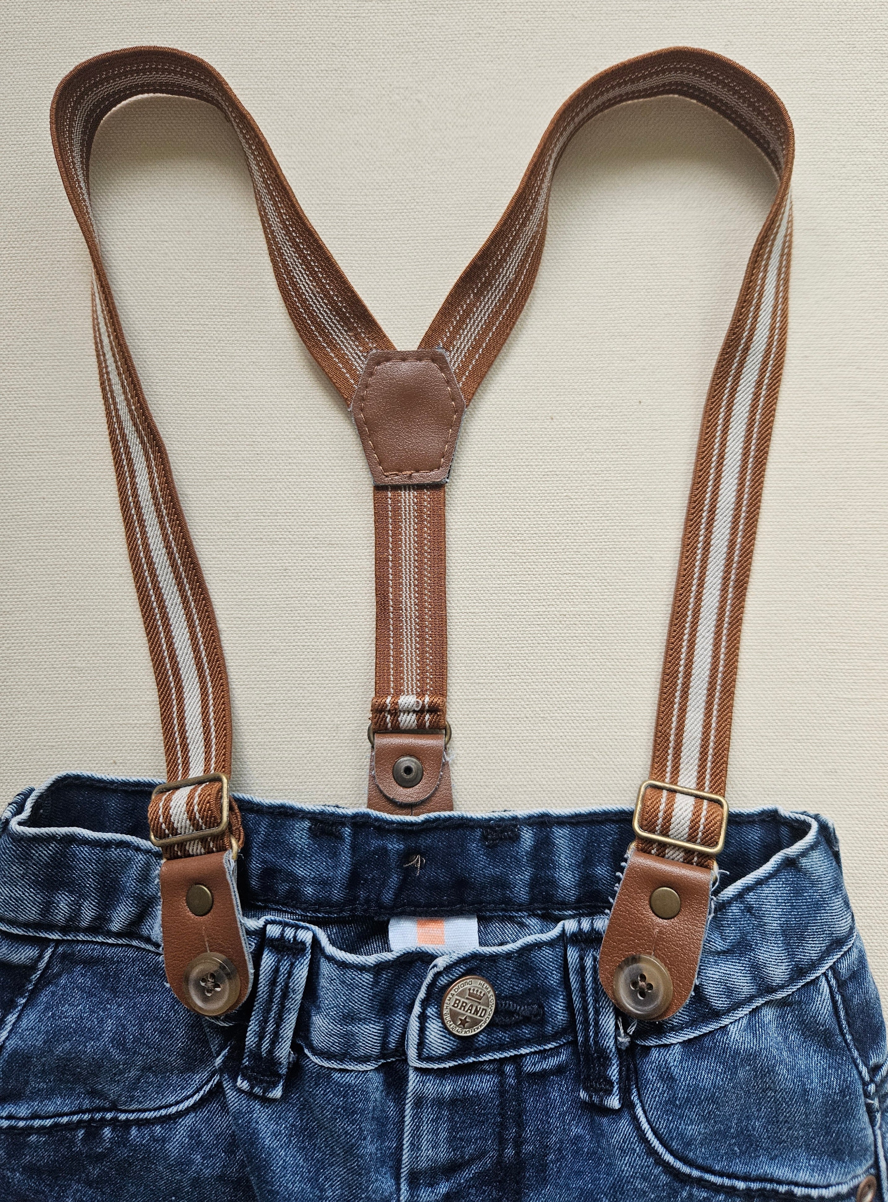 Hema Jeans mit Hosenträgern | Gr. 92
