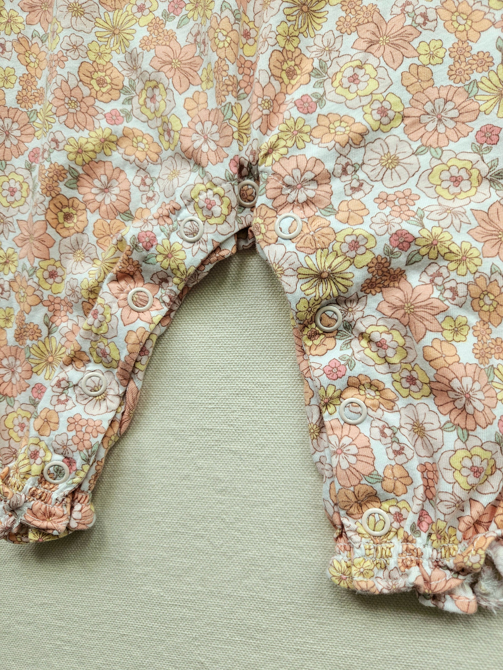 Sergent Major & Carter’s Set mit Body & Blumen-Strampler 🏵 | Gr. 62