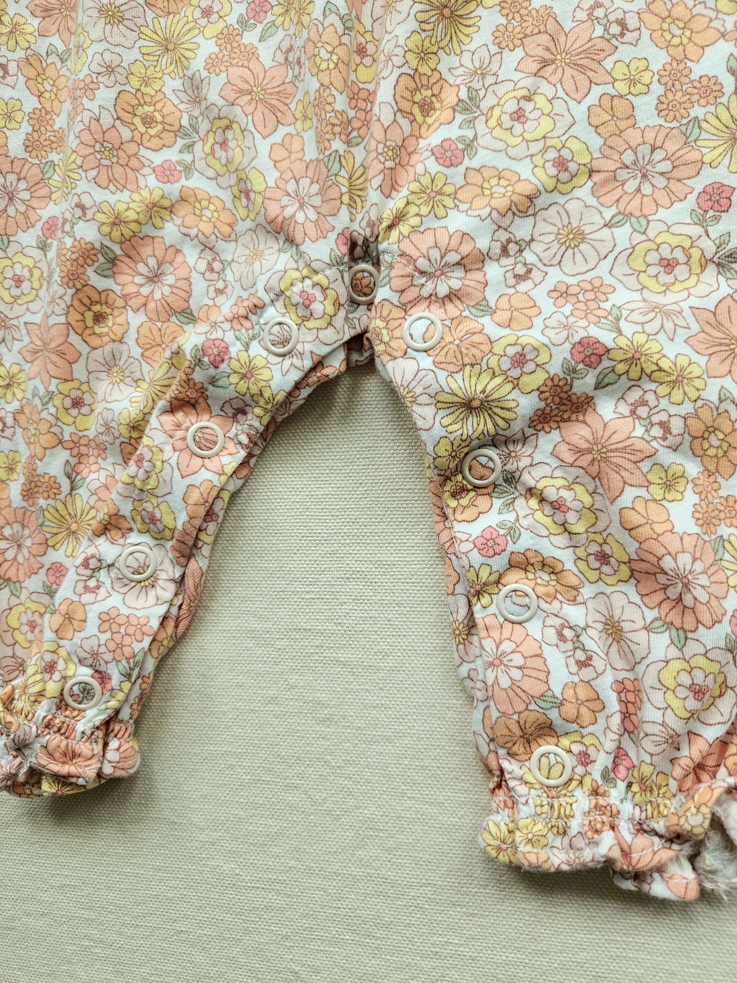 Sergent Major & Carter’s Set mit Body & Blumen-Strampler 🏵 | Gr. 62