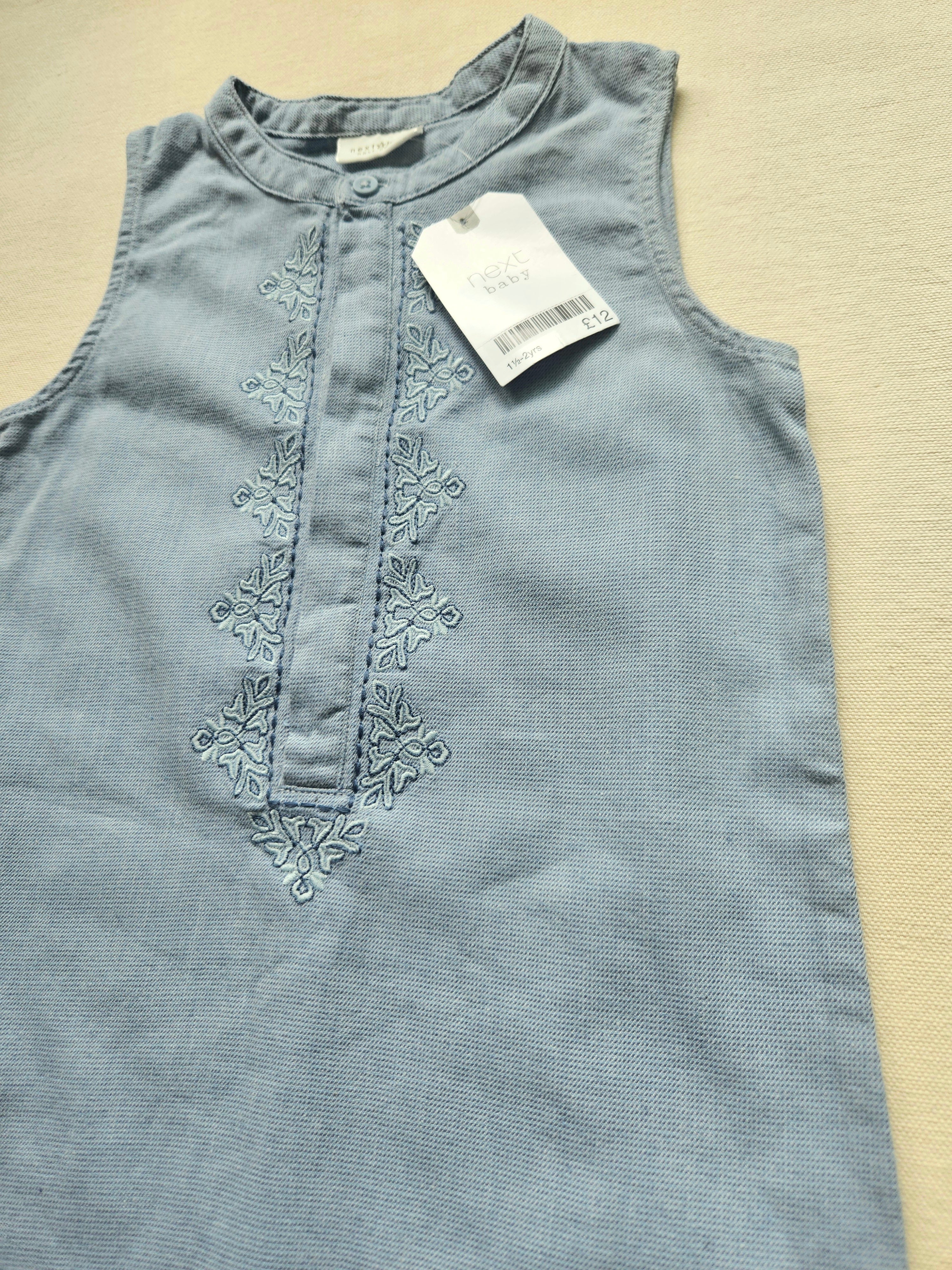 Next Baby Romper mit Stickerei | Gr. 92 | Neu mit Etikett
