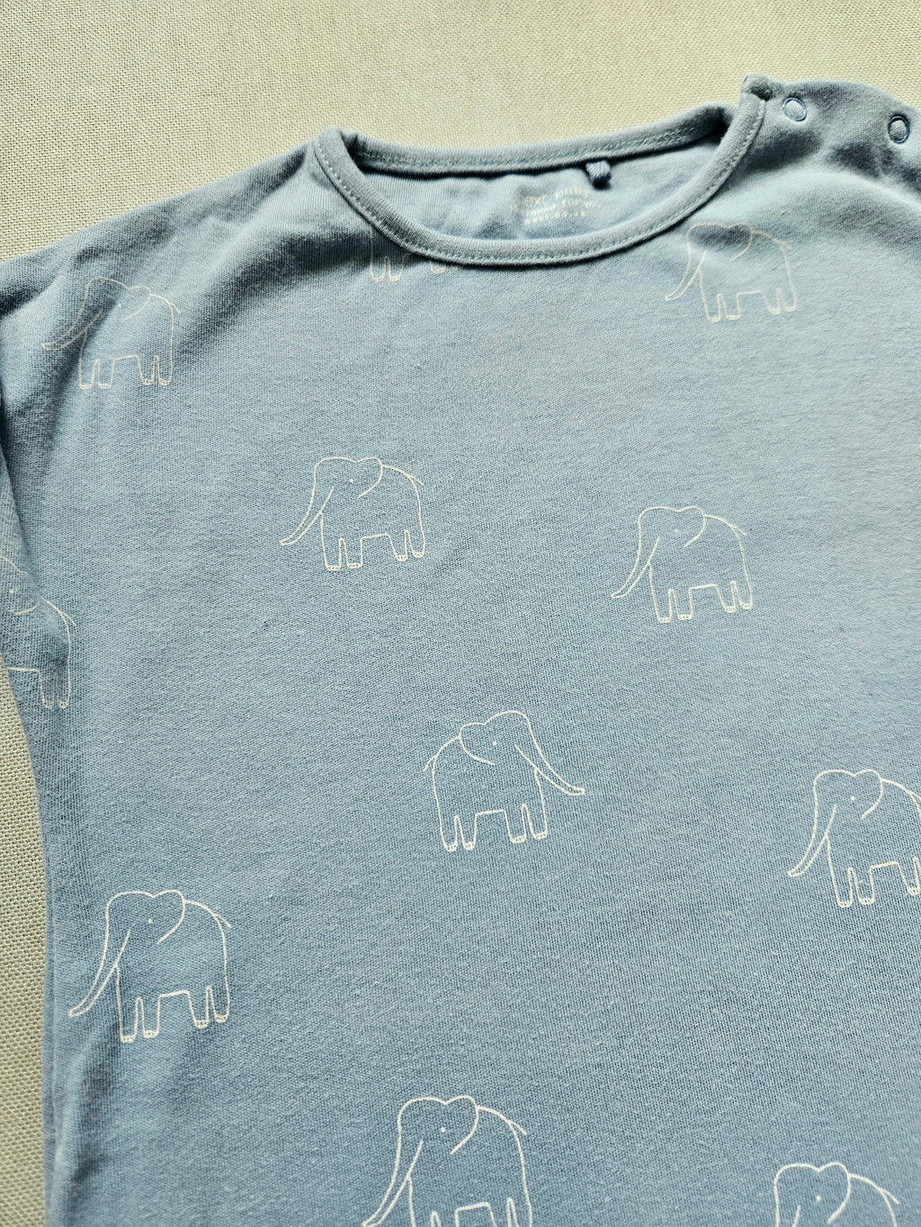 Next Kurzarm Playsuit / Einteiler 🐘 | Gr. 86