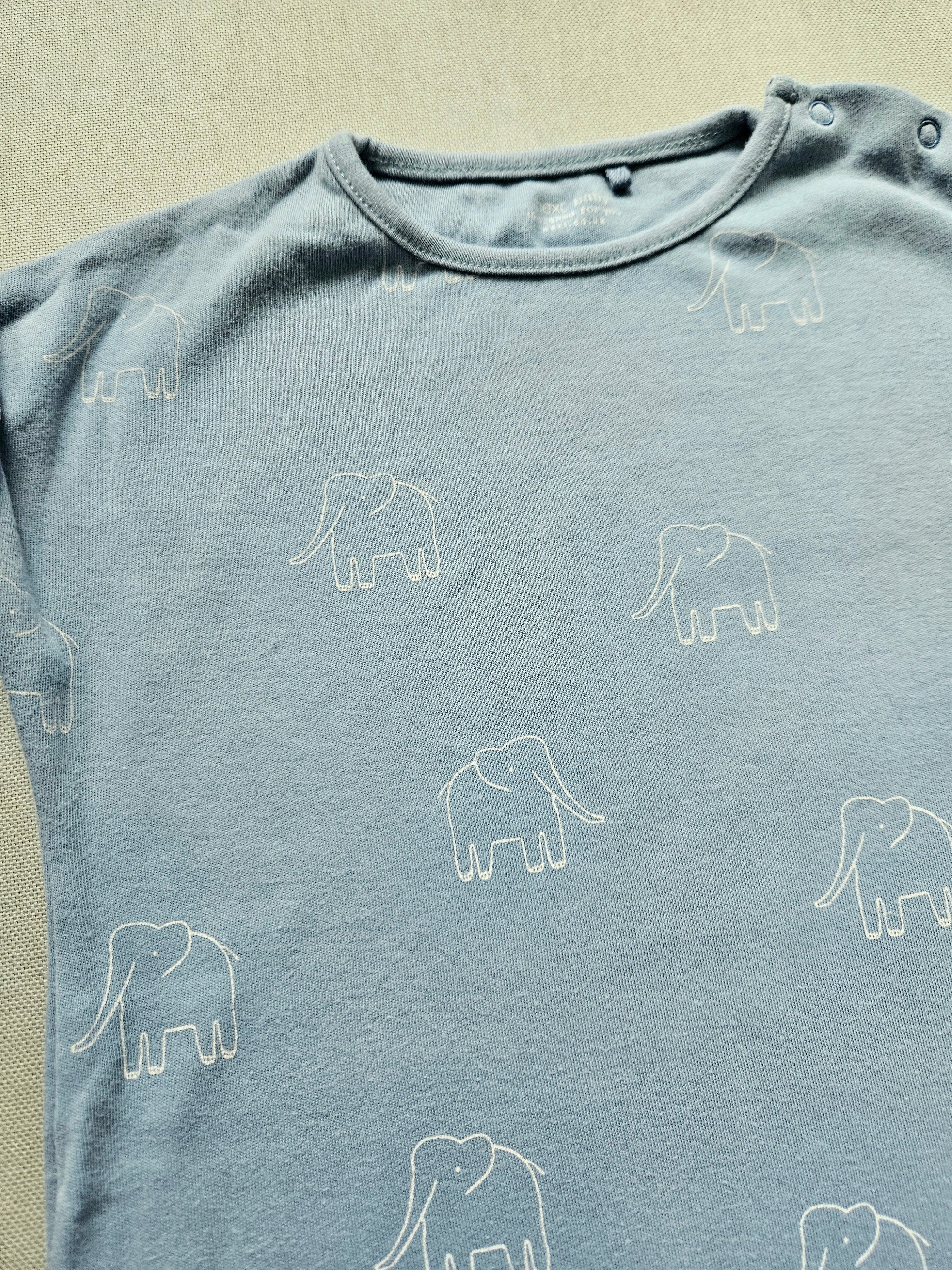 Next Kurzarm Playsuit / Einteiler 🐘 | Gr. 86