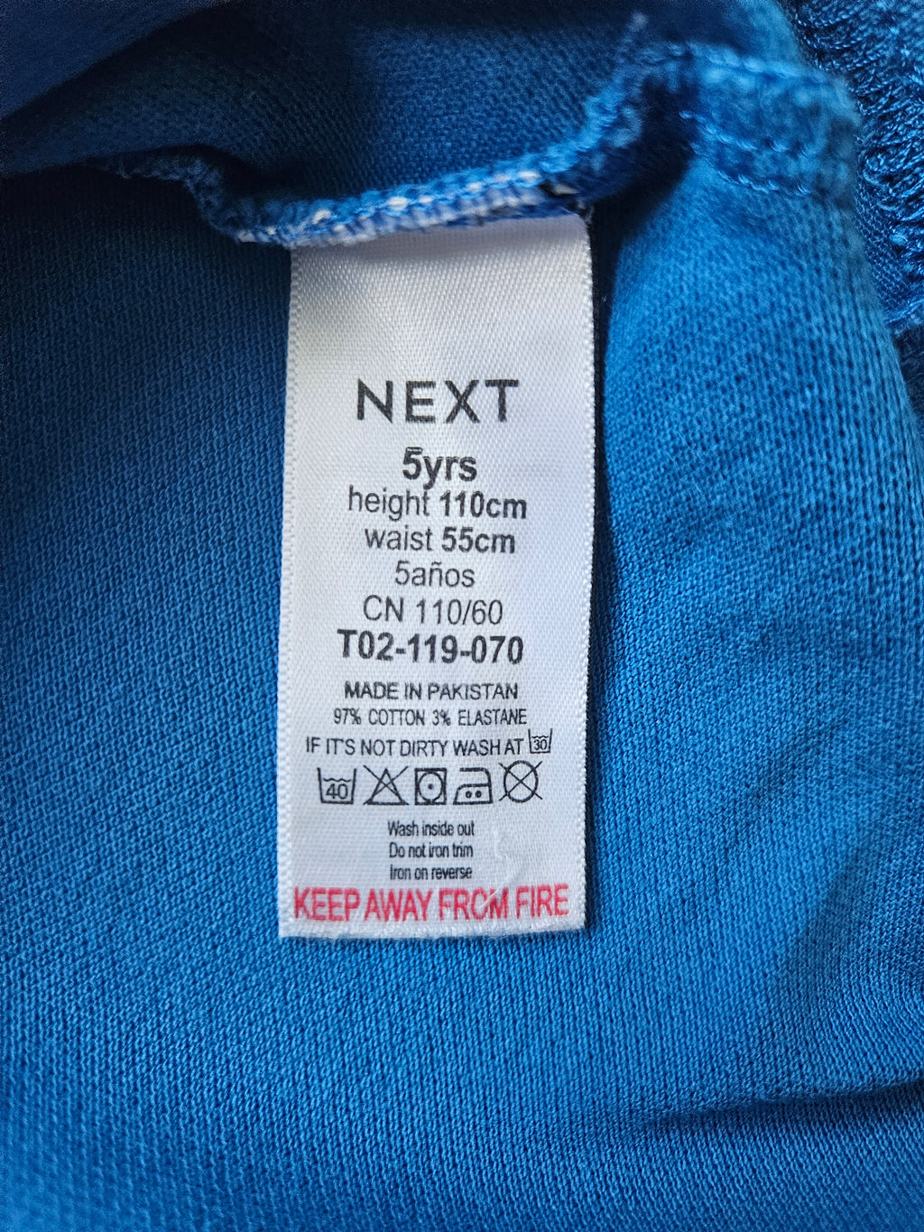 Next Poloshirt blau mit Stickerei 🫎 | Gr. 110