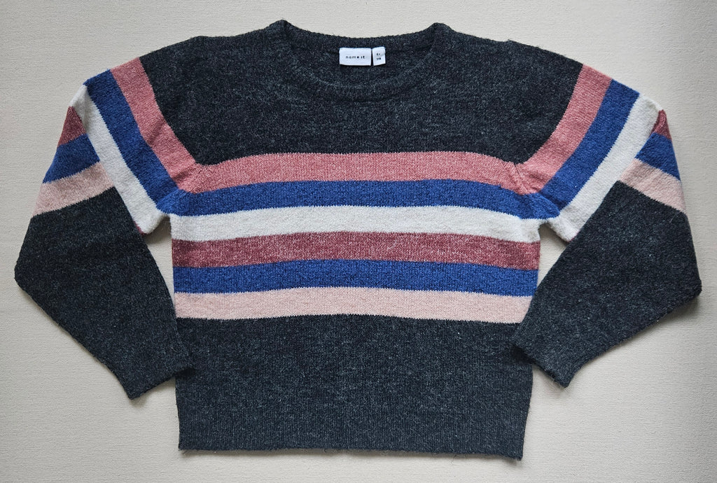 Name it Mädchen Strickpullover gestreift | Gr. 116
