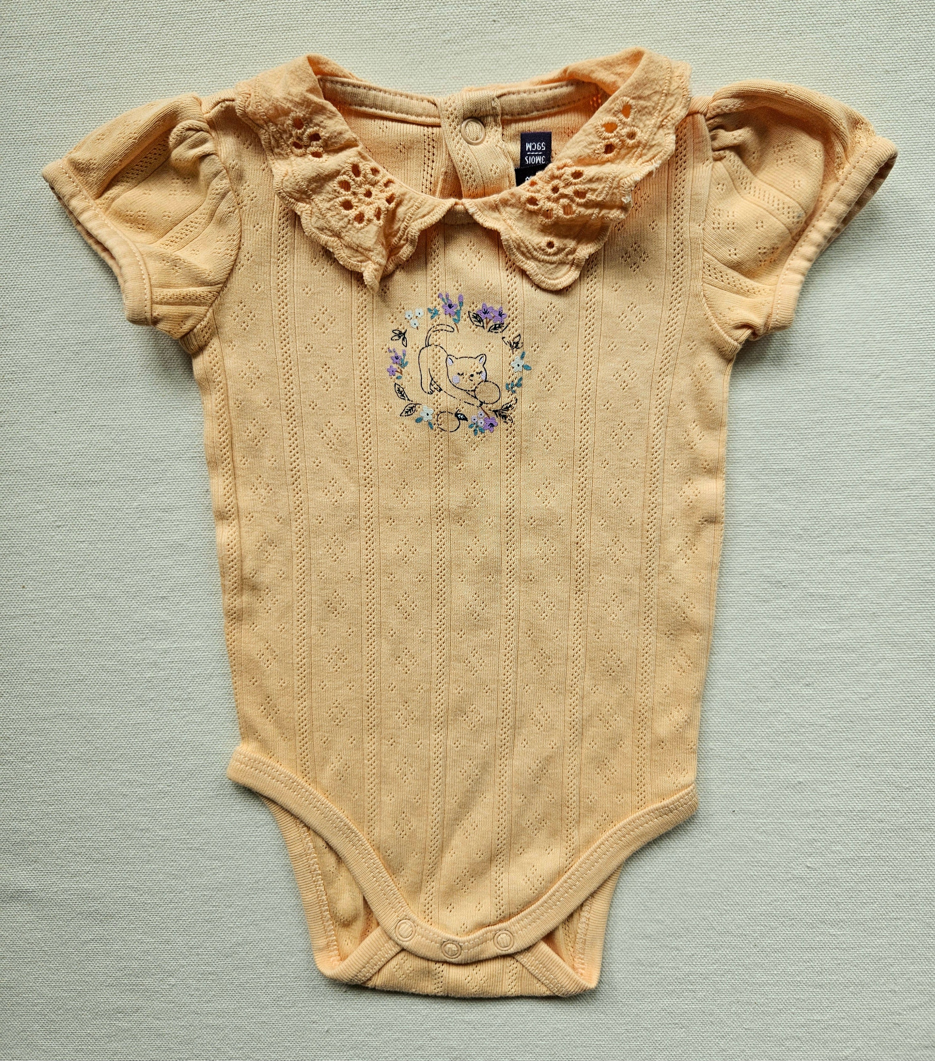 Sergent Major & Carter’s Set mit Body & Blumen-Strampler 🏵 | Gr. 62
