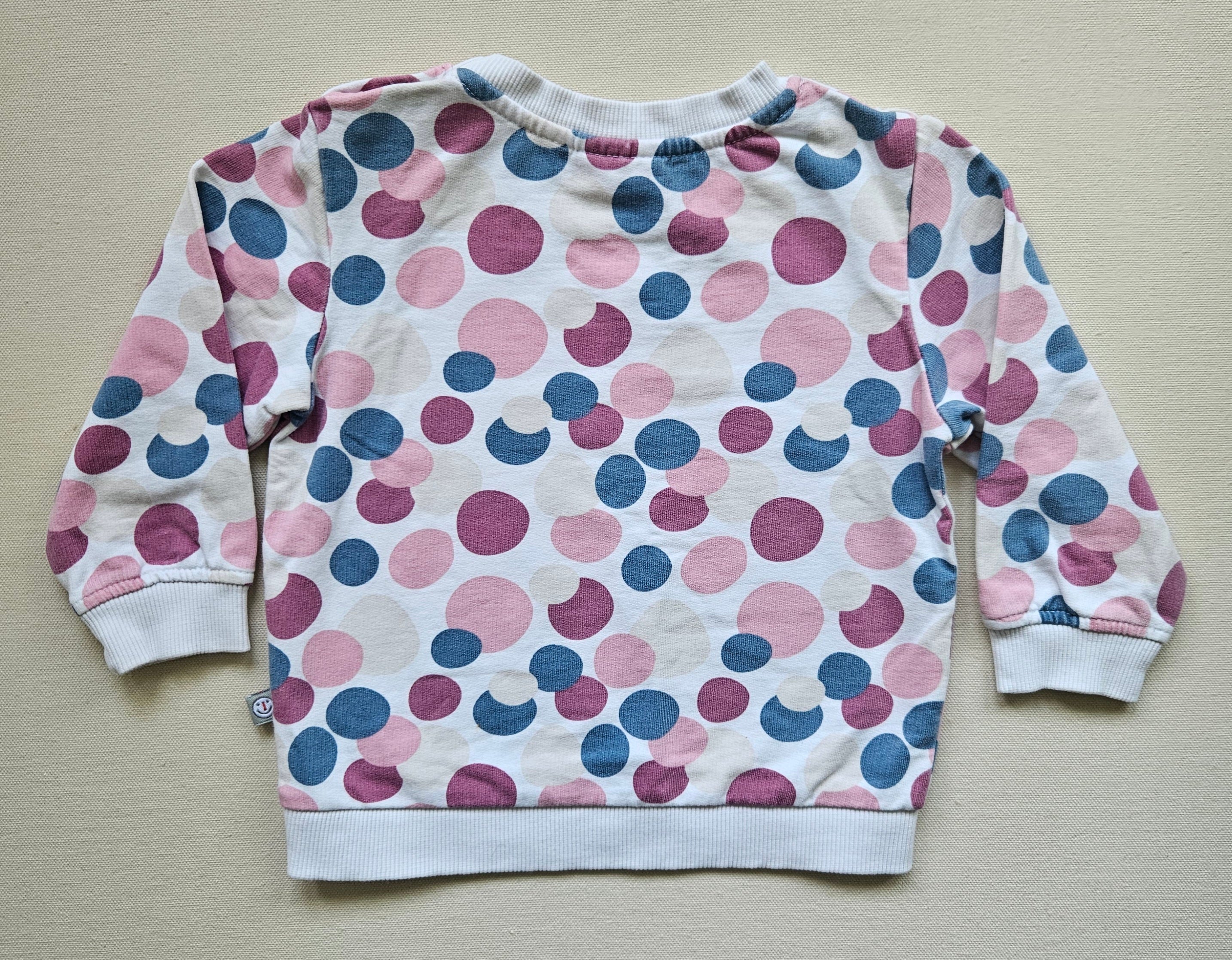 Liegelind Sweatshirt mit buntem Punkte-Muster | Gr. 80
