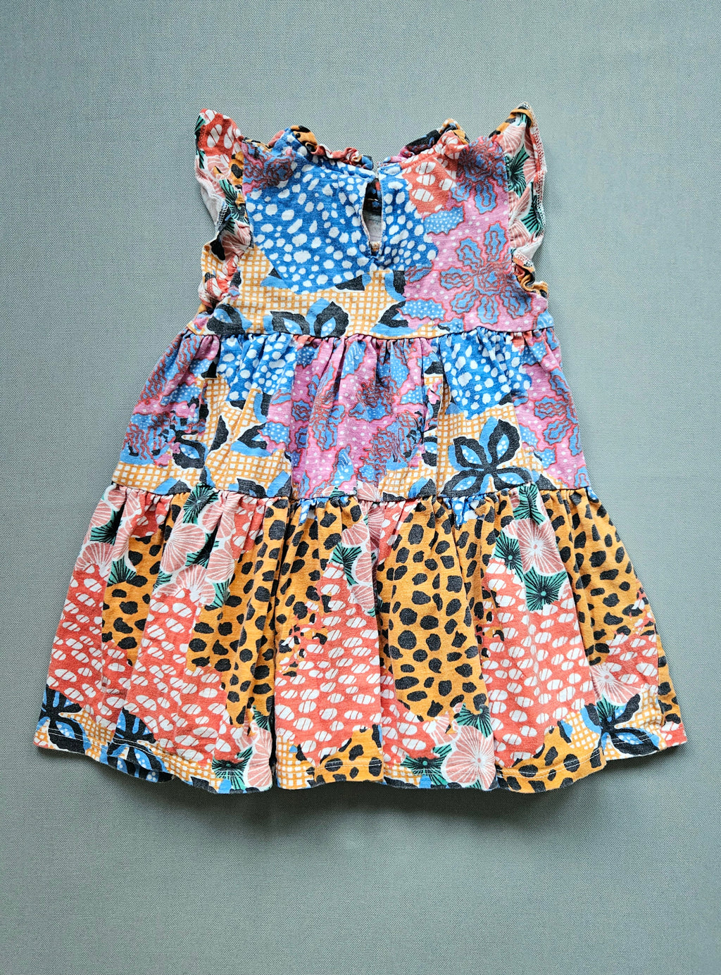 Sommerkleid Patchwork Design - Größe 92 - NEXT