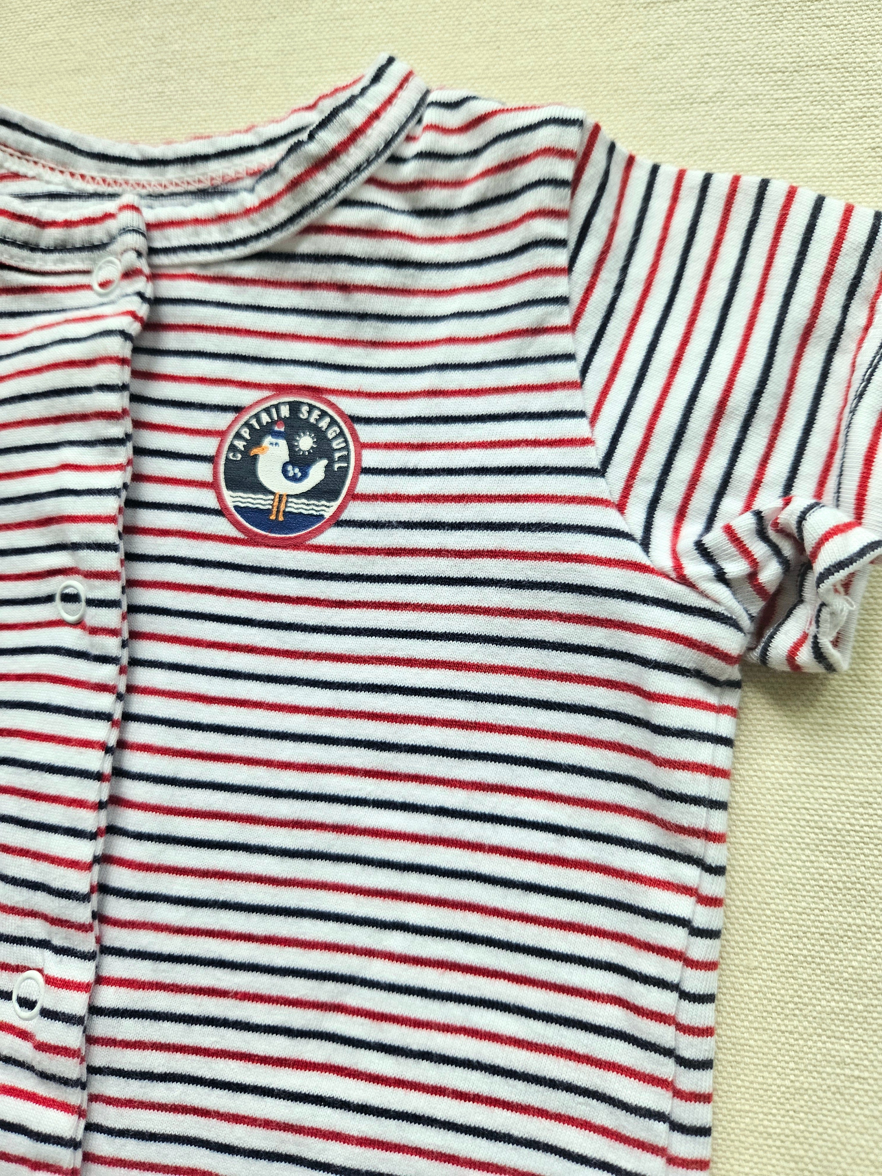 Vertbaudet Romper „Captain Seagull“  | Gr. 60