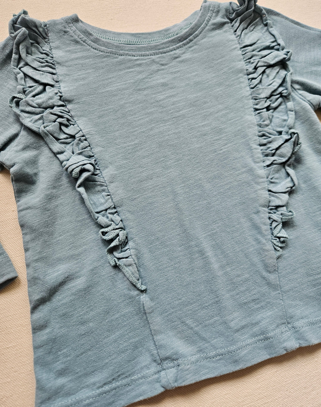 NEXT Outfit mit Latzstrampler & Rüschenshirt 🦔🐀 | Gr. 80