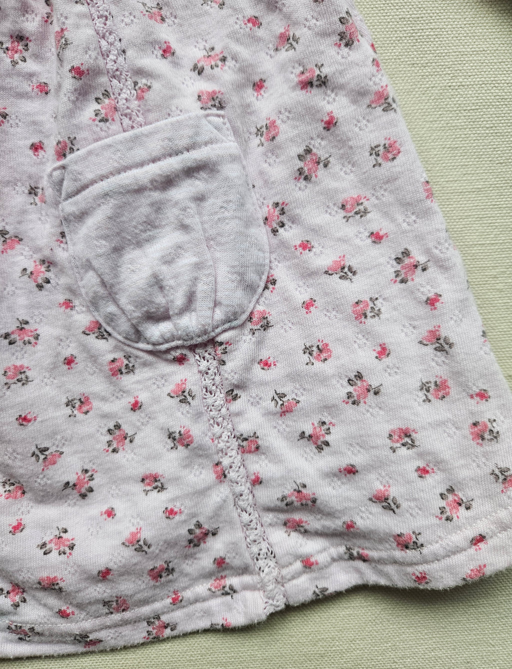 Next Baby Langarmkleid mit Blümchenmuster & Spitzendetails 🌸 | Gr. 68