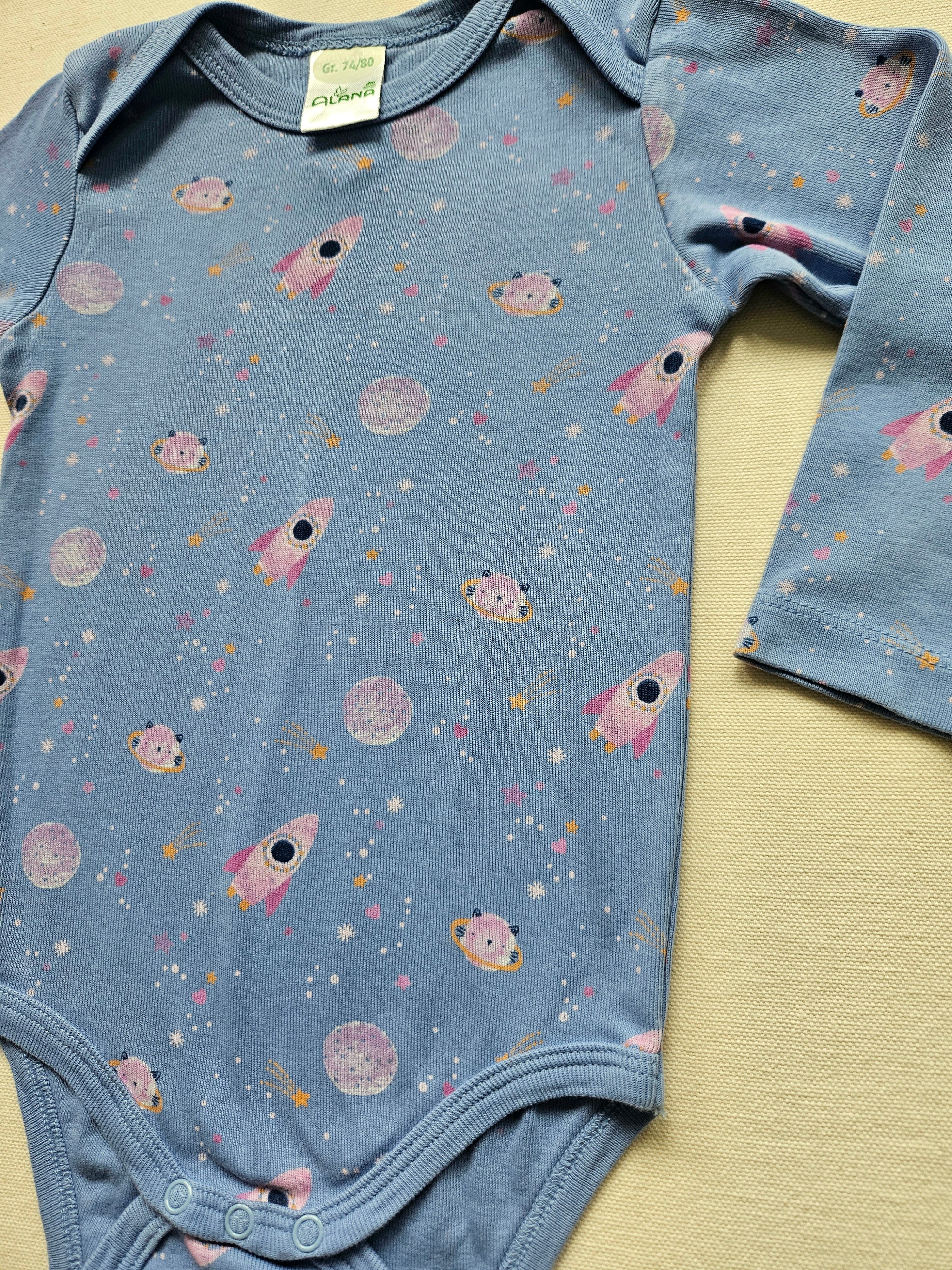 Steiff & Alana Outfit mit Weltraum-Body & Leggings 🚀 | Gr. 74