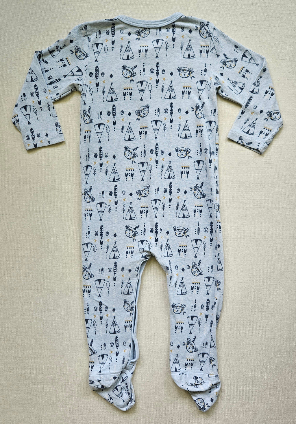 Steiff Schlafanzug mit Füßen & Allover-Print 🐻 | Gr. 80