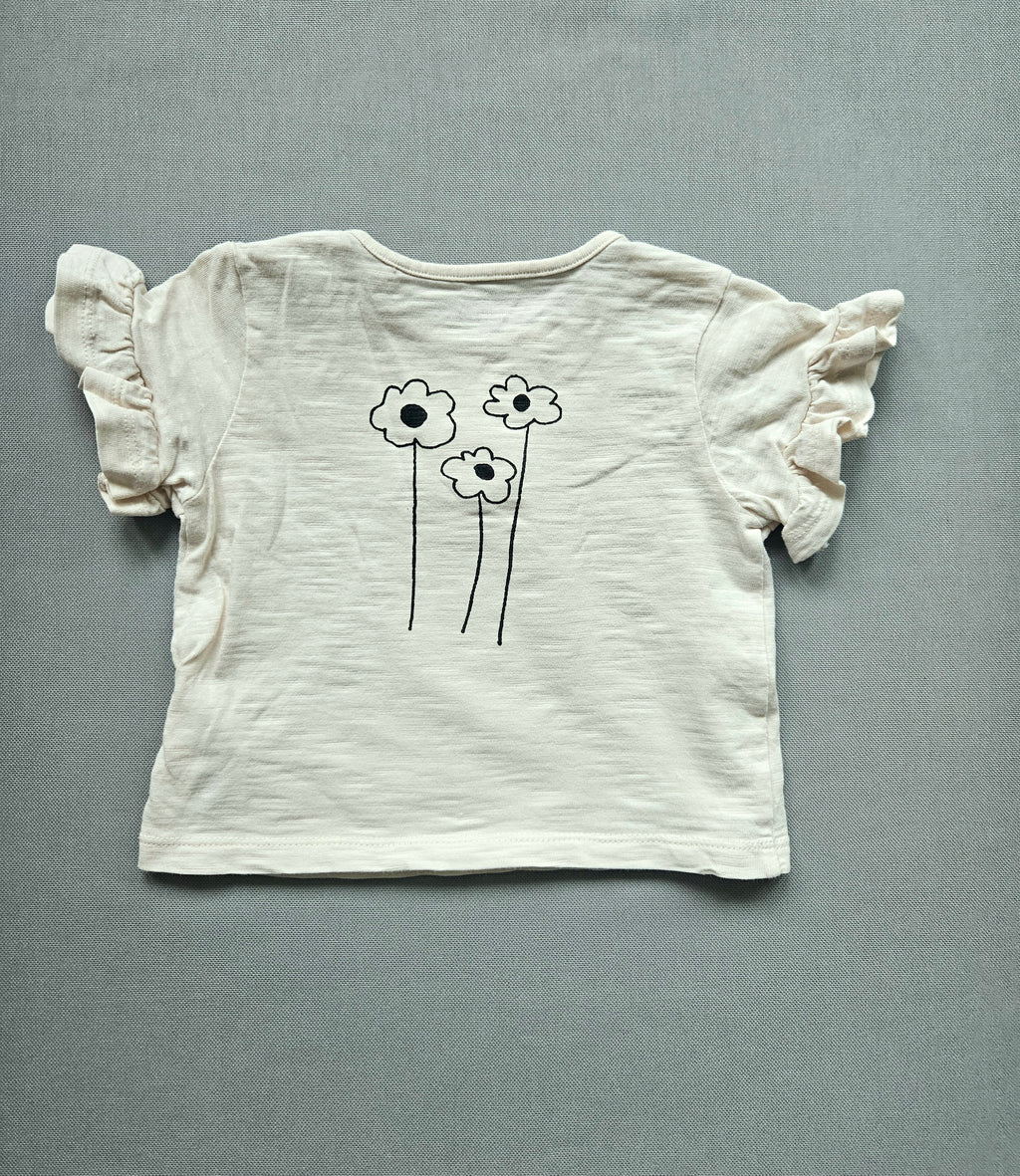 Shirt mit Rüschen - Größe 74 - NEXT baby
