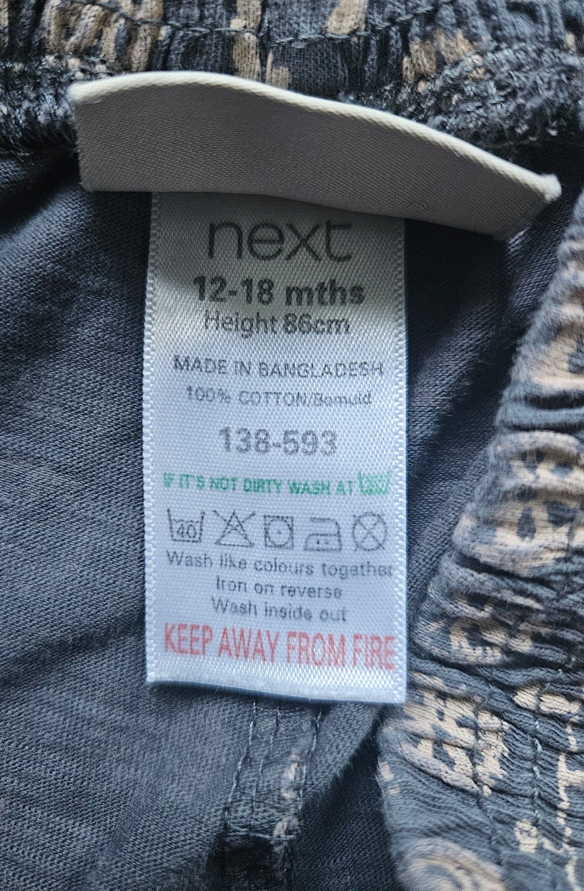 NEXT 2-teiliges Outfit mit Heißluftballon & Musterhose 🎈 | Gr. 80/86