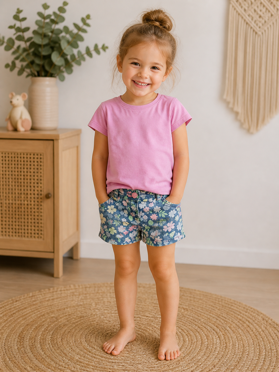 Next Sommer-Outfit Jeans-Shorts | Gr. 104